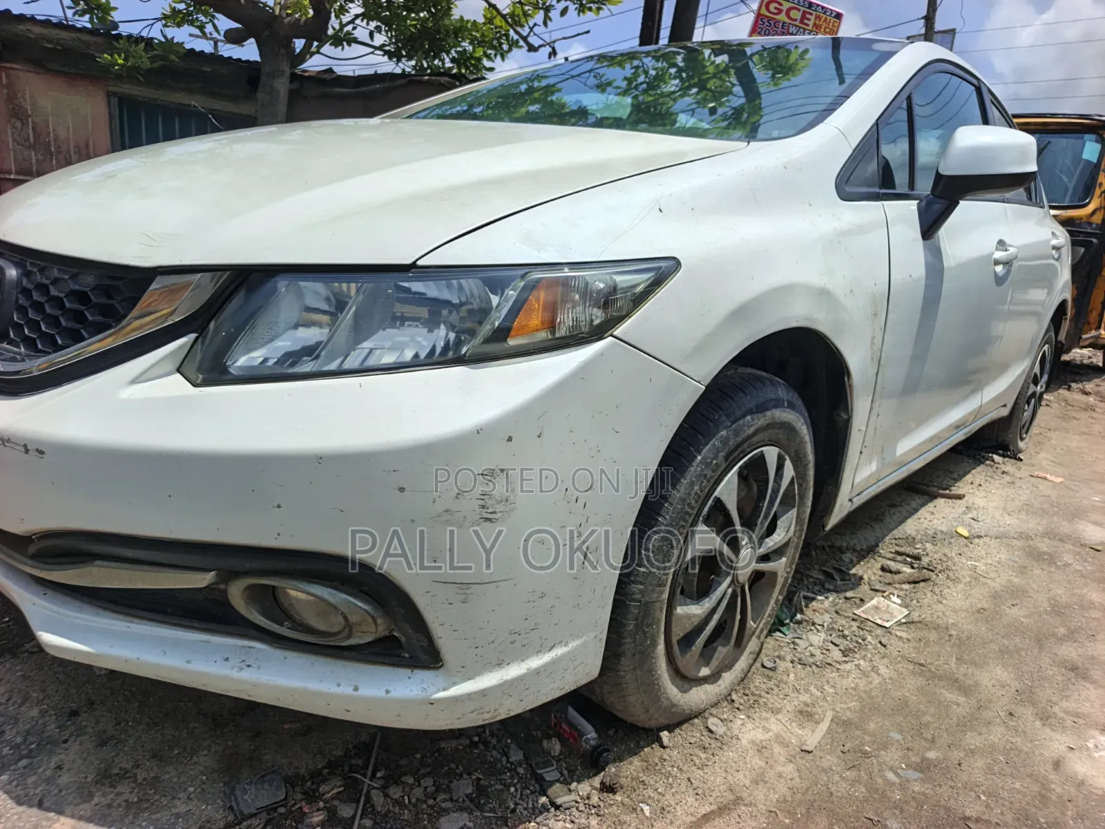 Honda Civic Sedan EX 2013 White