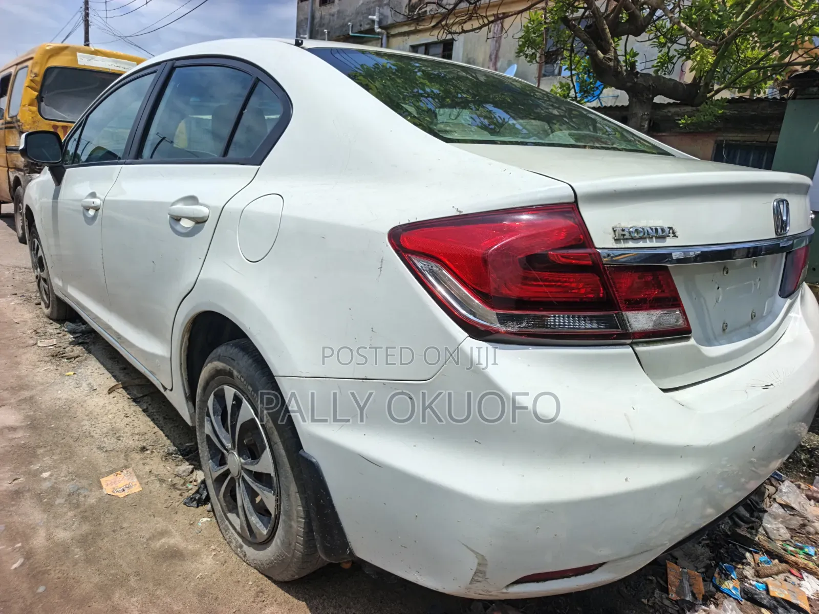 Honda Civic Sedan EX 2013 White