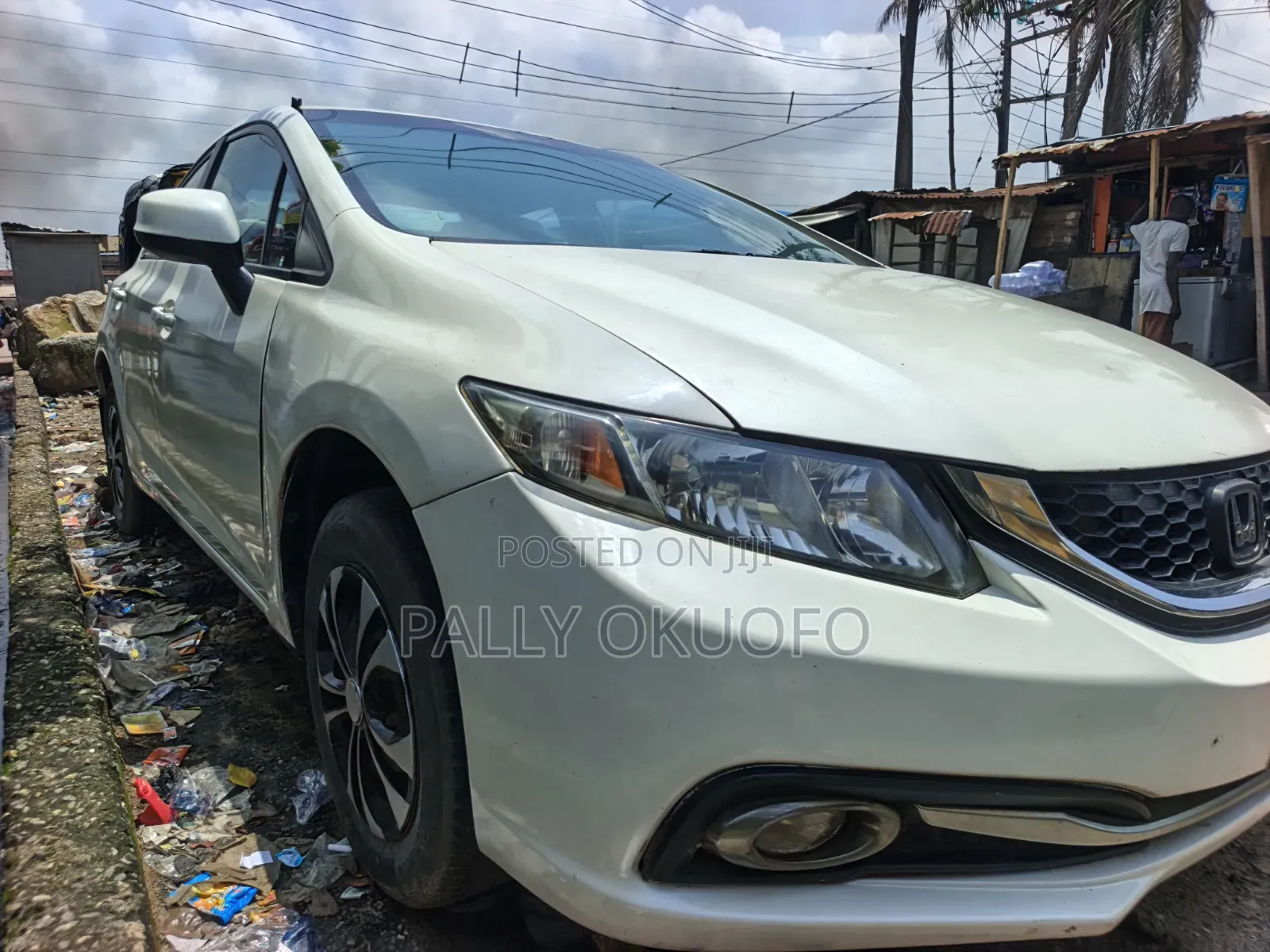 Honda Civic Sedan EX 2013 White
