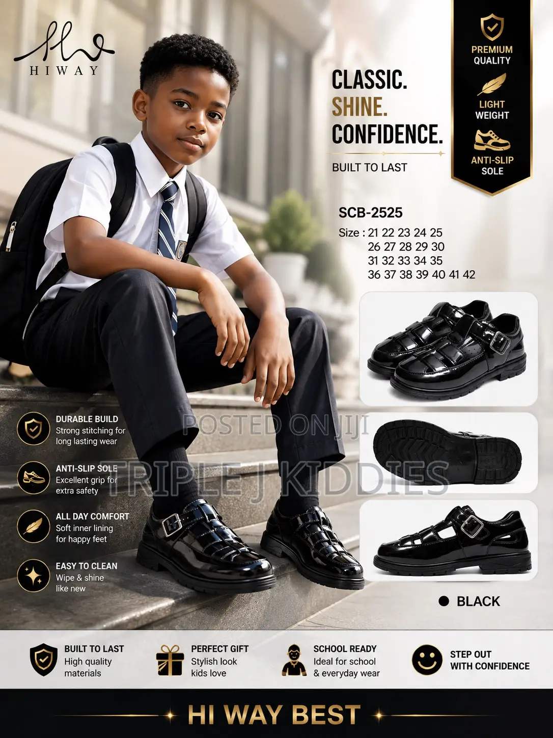 Boy School Shoe