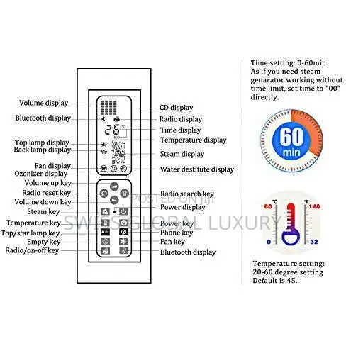 Spa Steam Generator for Shower Room