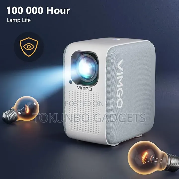 Vimgo 1080p Native Portable Projector Display Supported