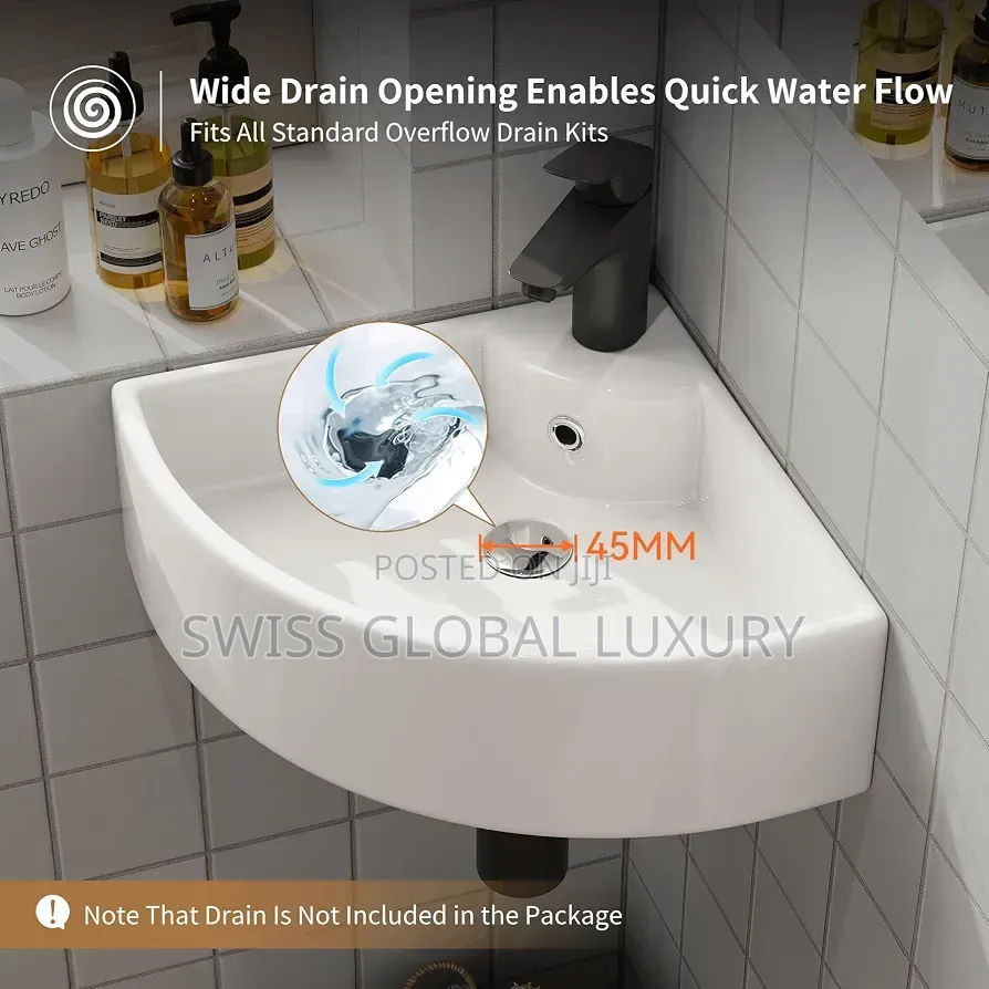 Corner Wash Hand Basin