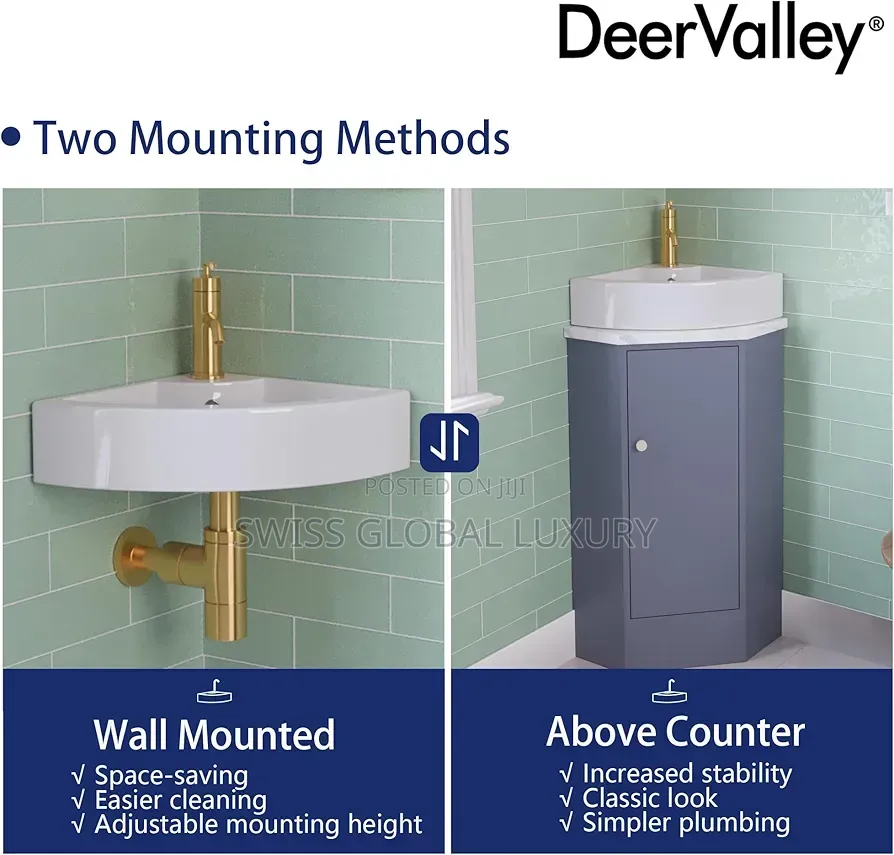 Corner Wash Hand Basin