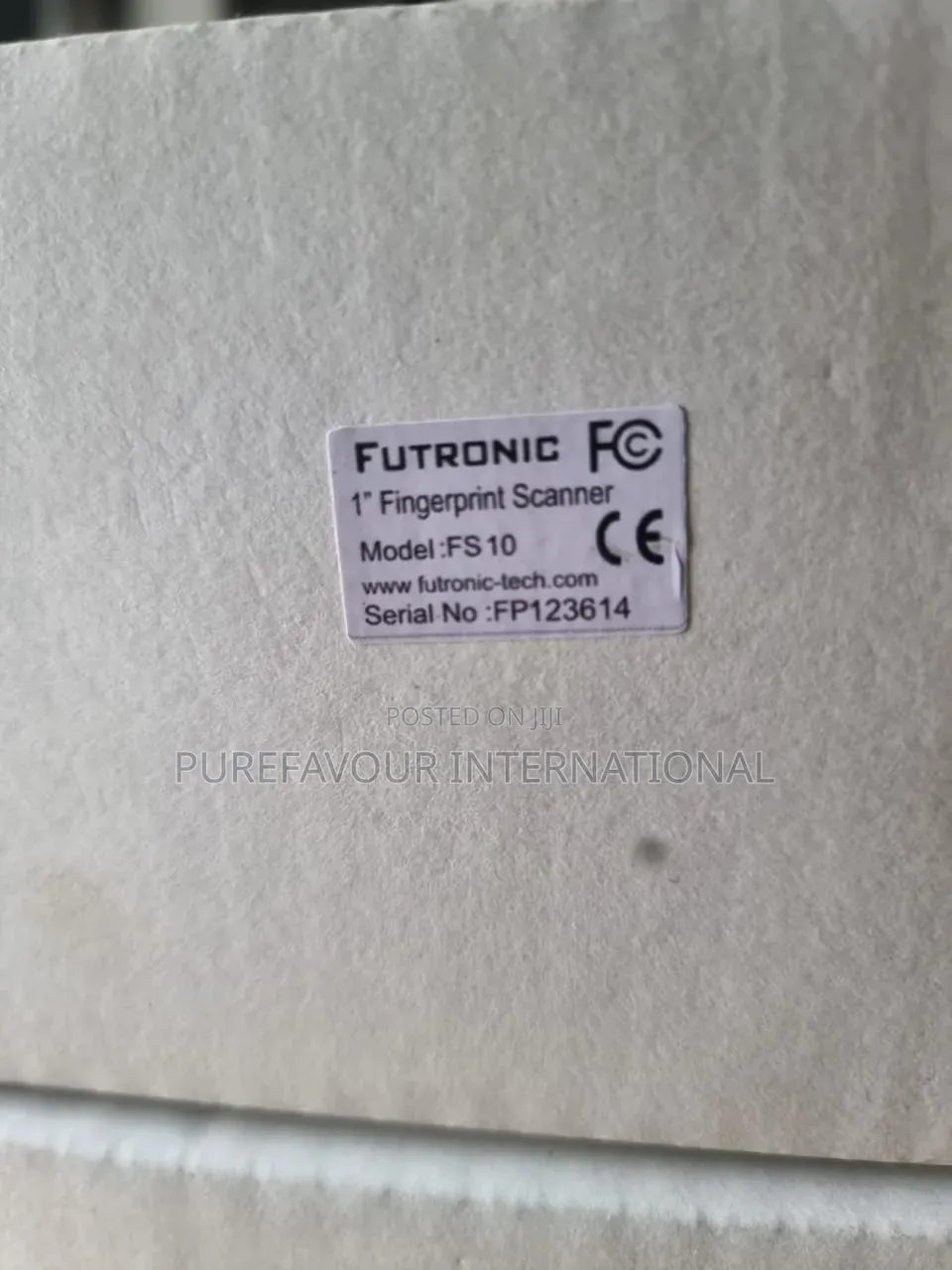 Futronic FS10 1" Fingerprint Scanner – FBI PIV Certified