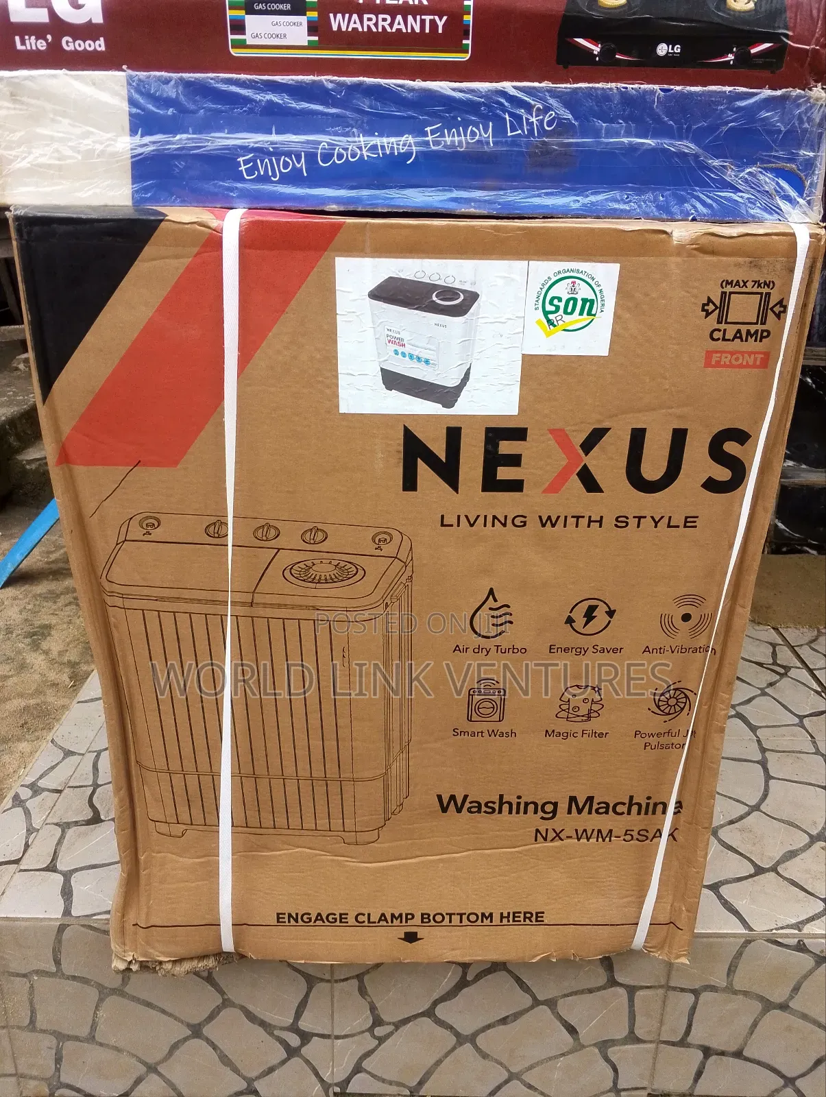 Nexus Washing 5.5 KG Twin Tup