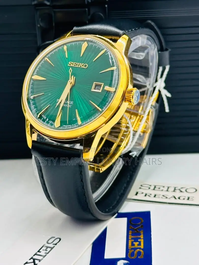 High-Quality Luxury Automatic Seiko Leather