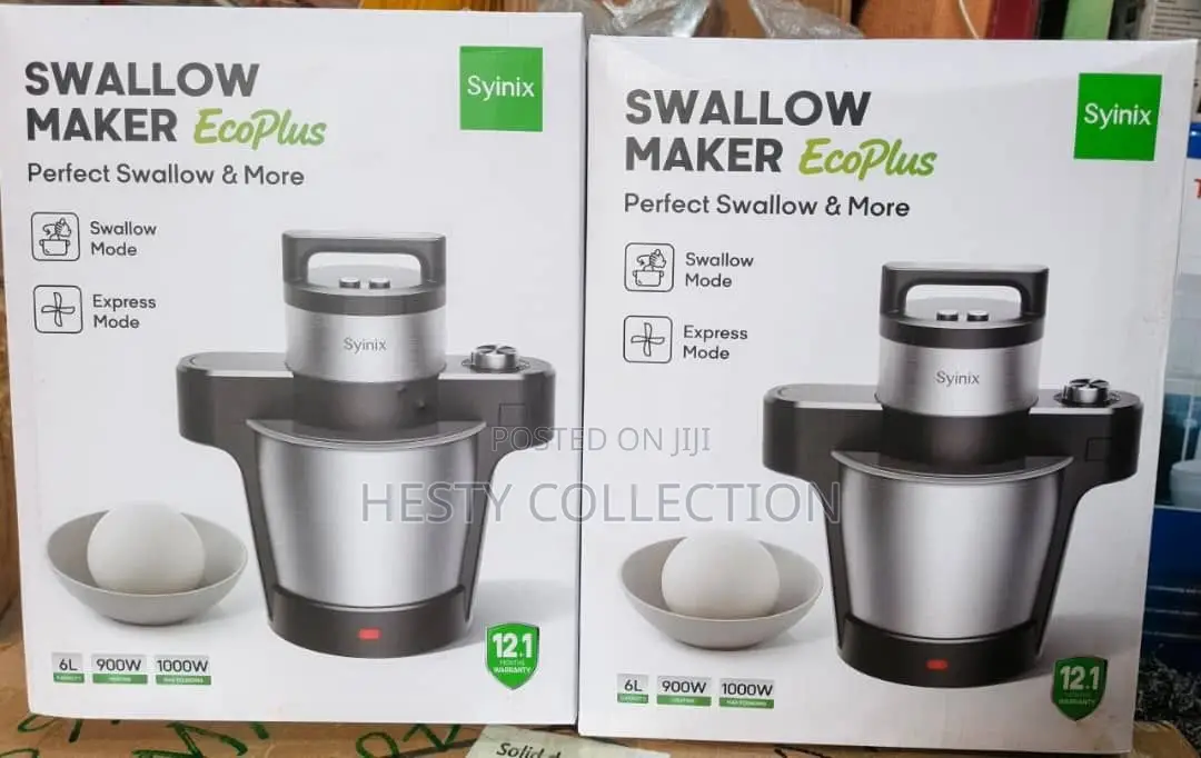 Swallow Maker Eco Plus Yam Pounder Amala Fufu Tuwo Eba Maker 6 Litres