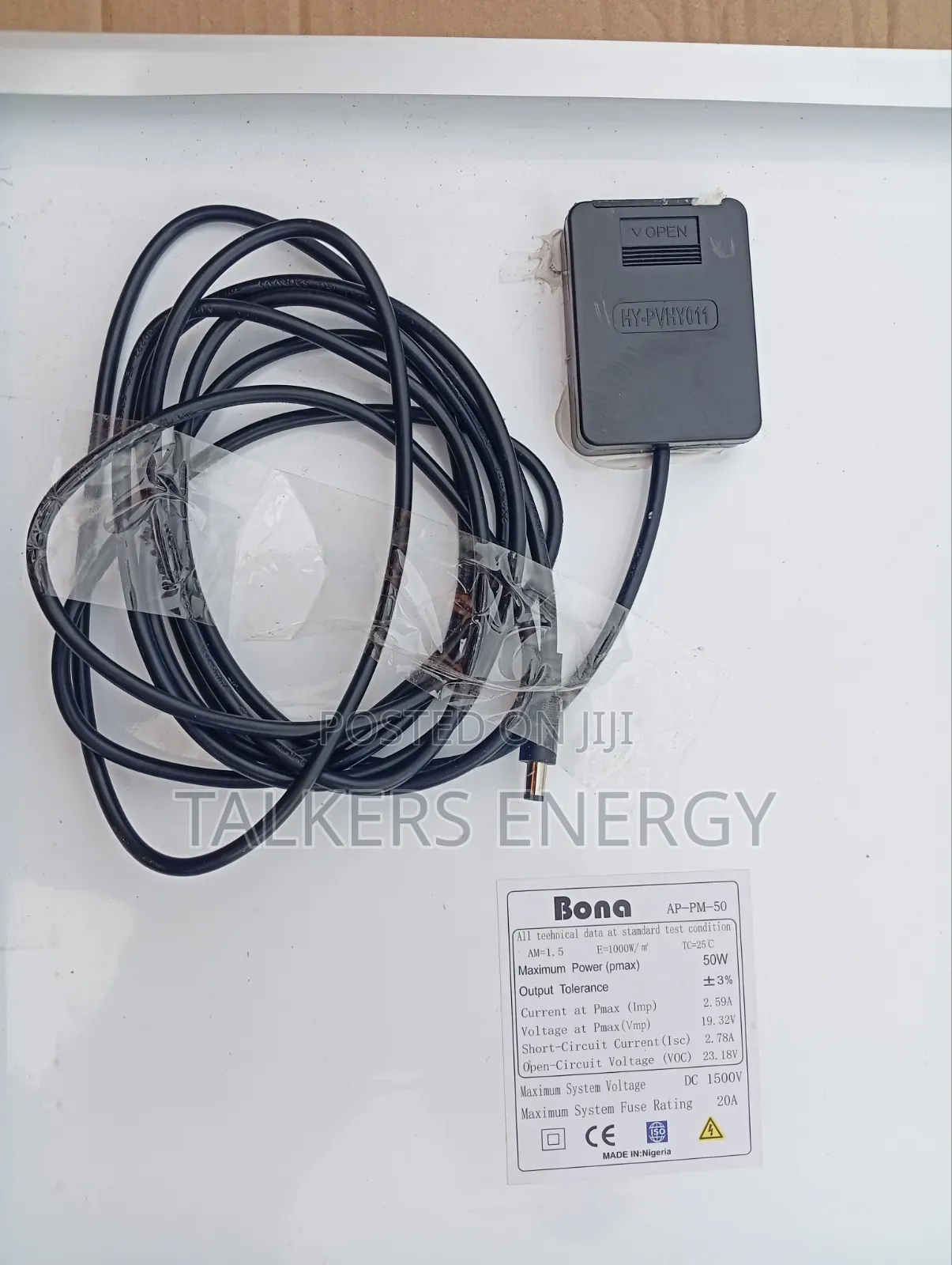 Monocrystalline 50watt Solar Panel