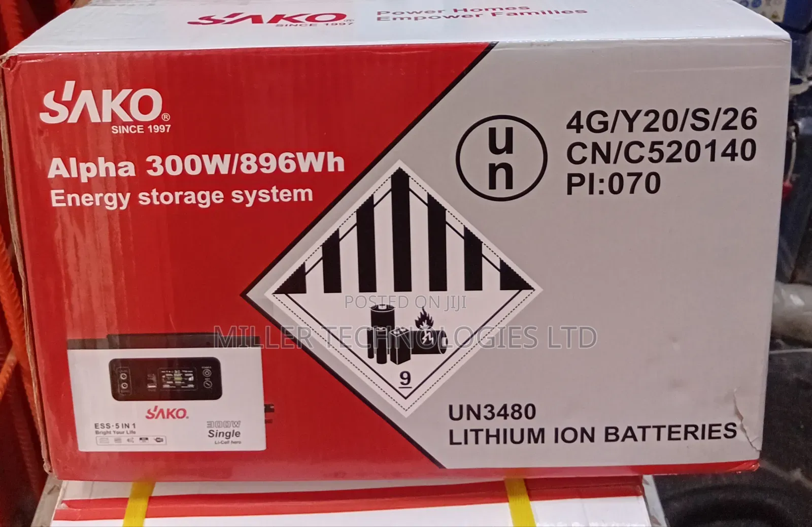 Sako Alpha 300w/896wh All in One Solar Generator