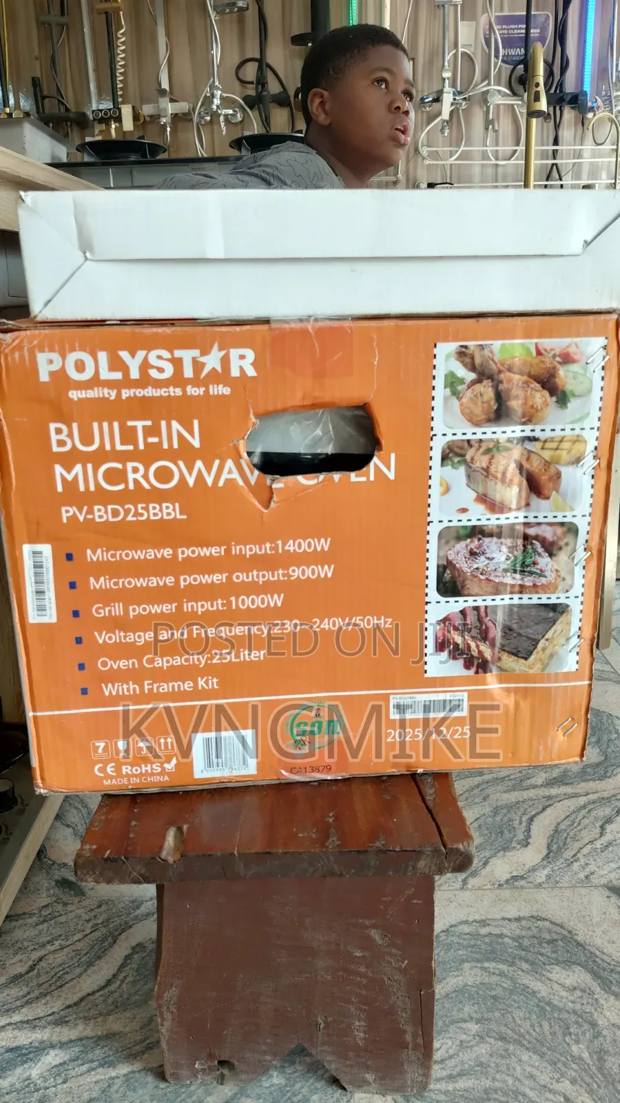 Polystar Built-in Microwave Oven