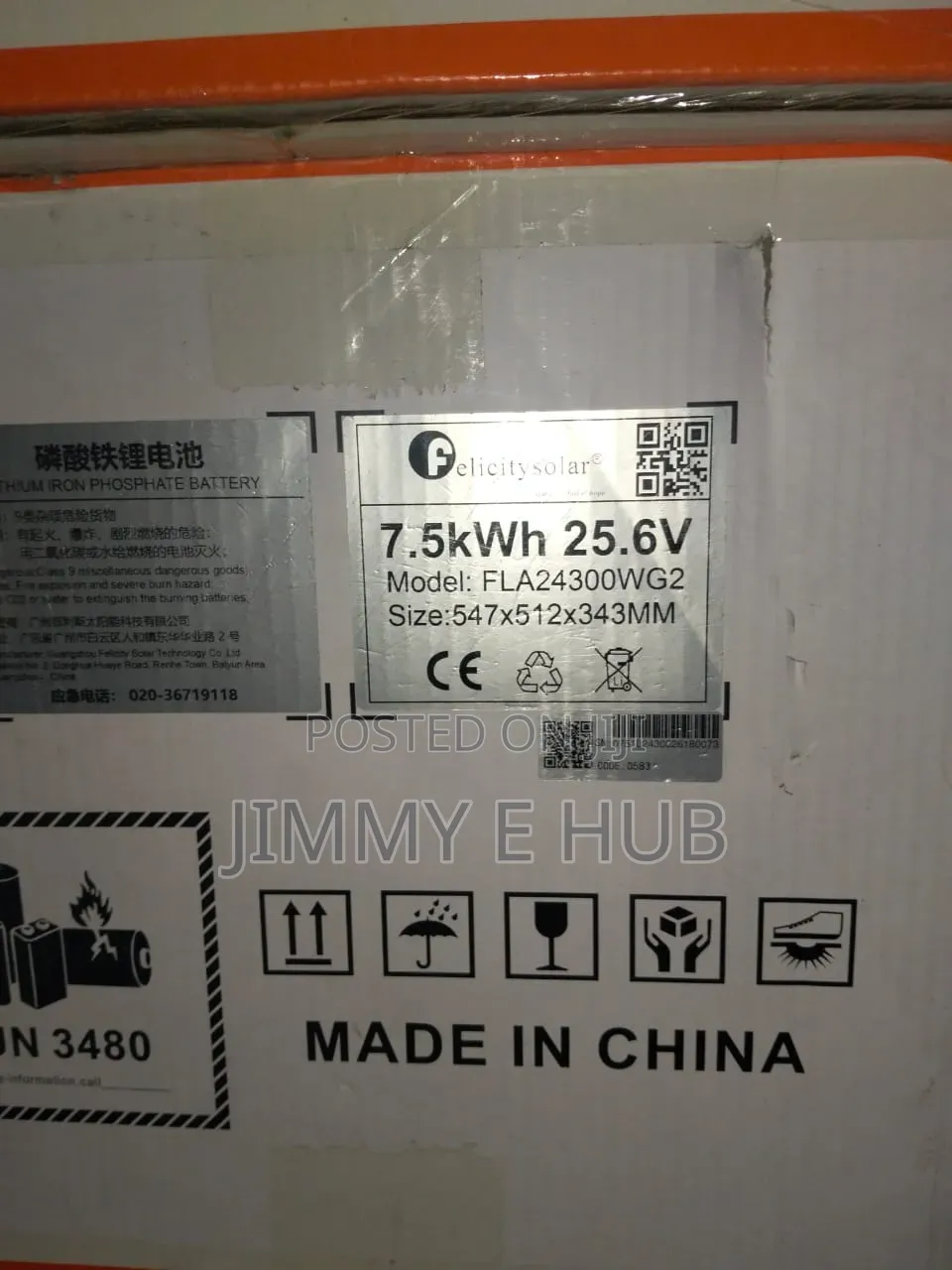 Felicity 7.5kwh 24v Lithium Battery