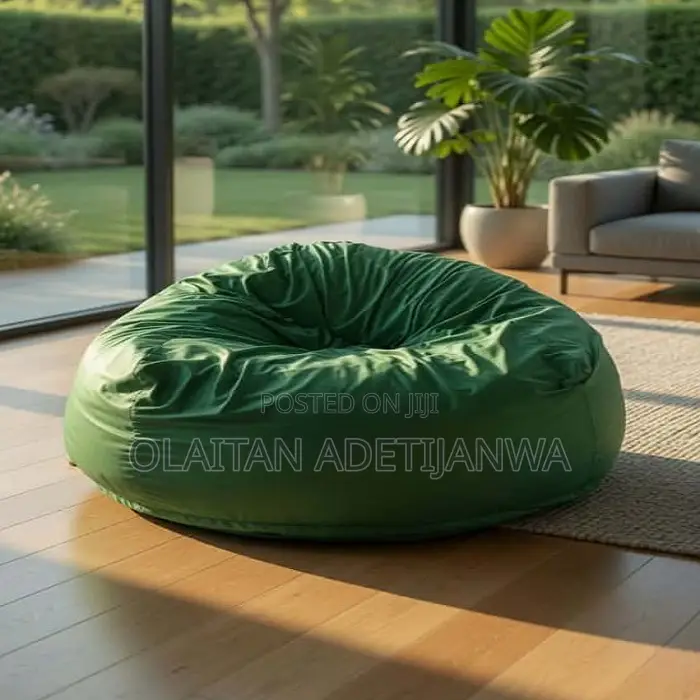 Green Comfy Beanbag Exchangeable and Washable Cover Home N Office