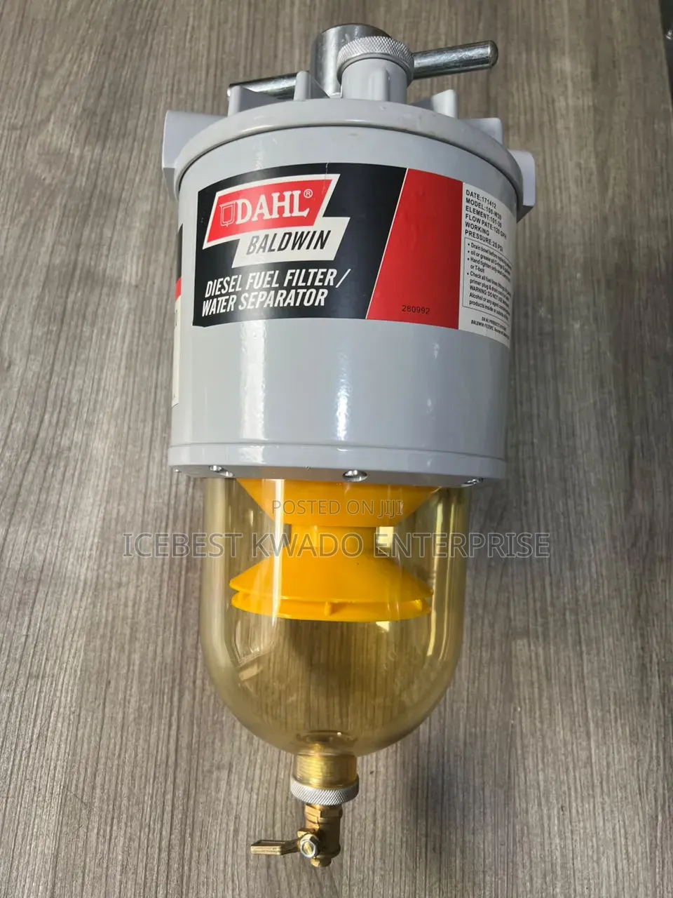 Diesel Fuel Filter and Water Separator
