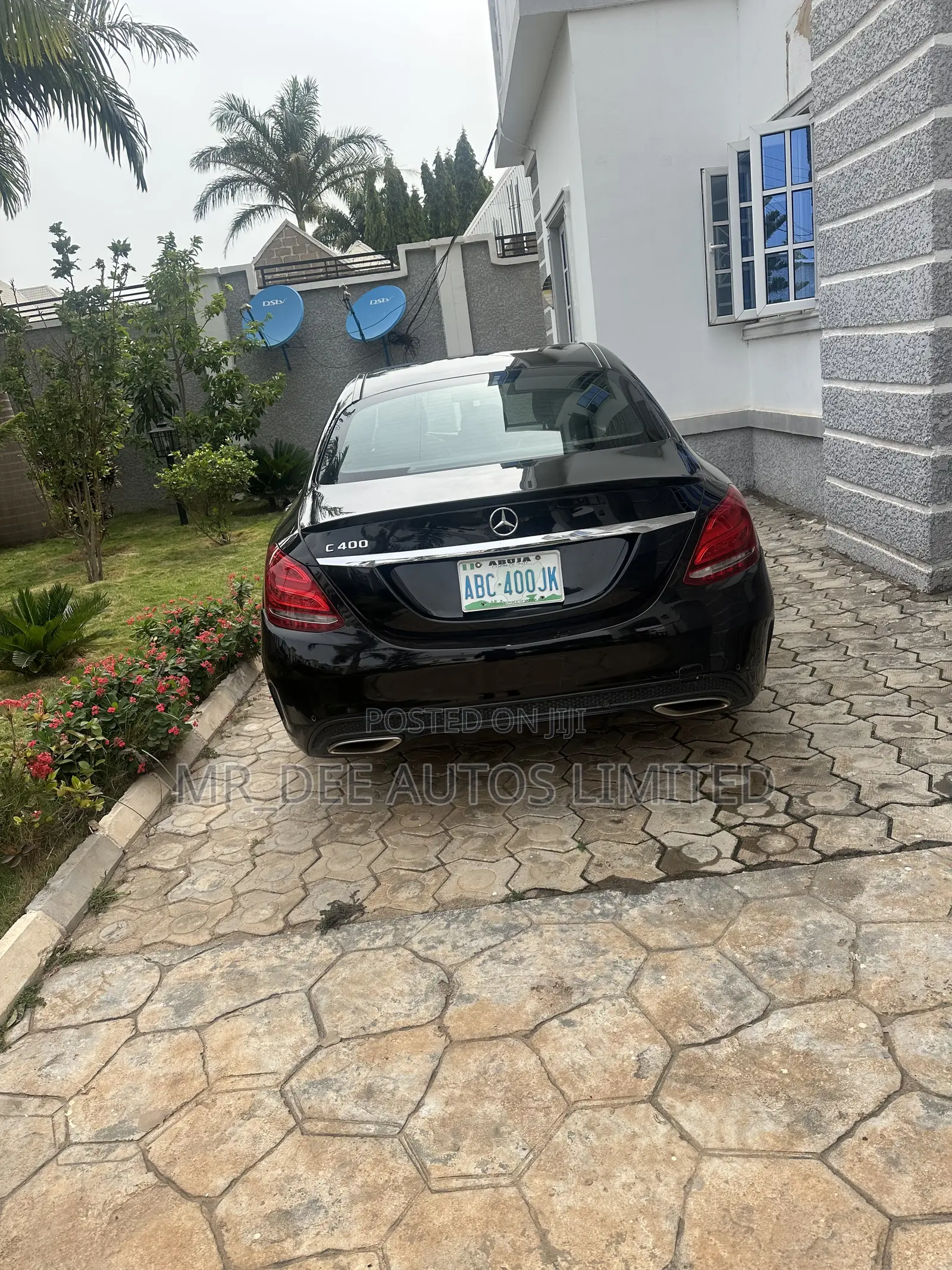Mercedes-Benz C400 4Matic AWD Sedan (3.0L V6 7A) 2015 Black