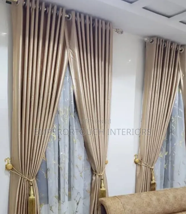 Beige Combination for Modern Curtains
