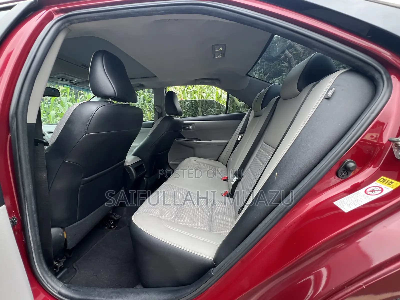 Toyota Camry SE w/Special Edition Pkg (2.5L 4cyl 6A) 2016 Red