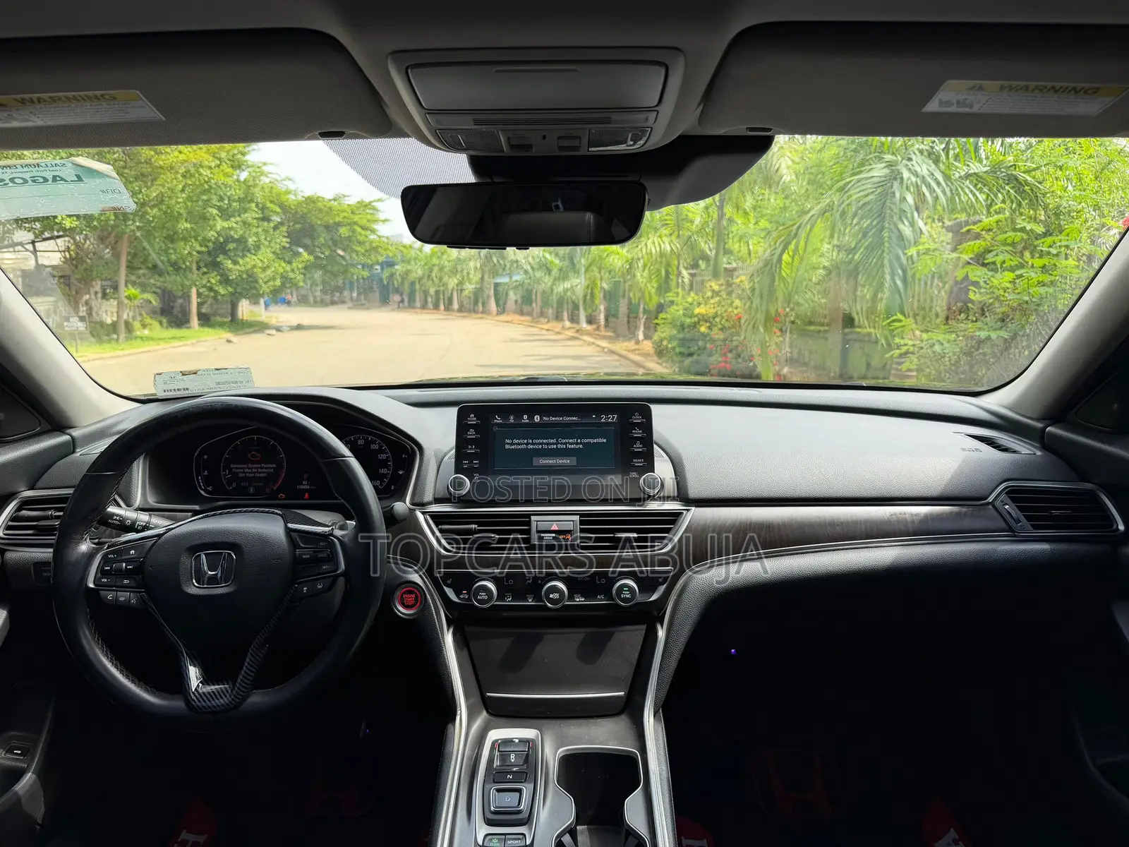 Honda Accord 2019 Black