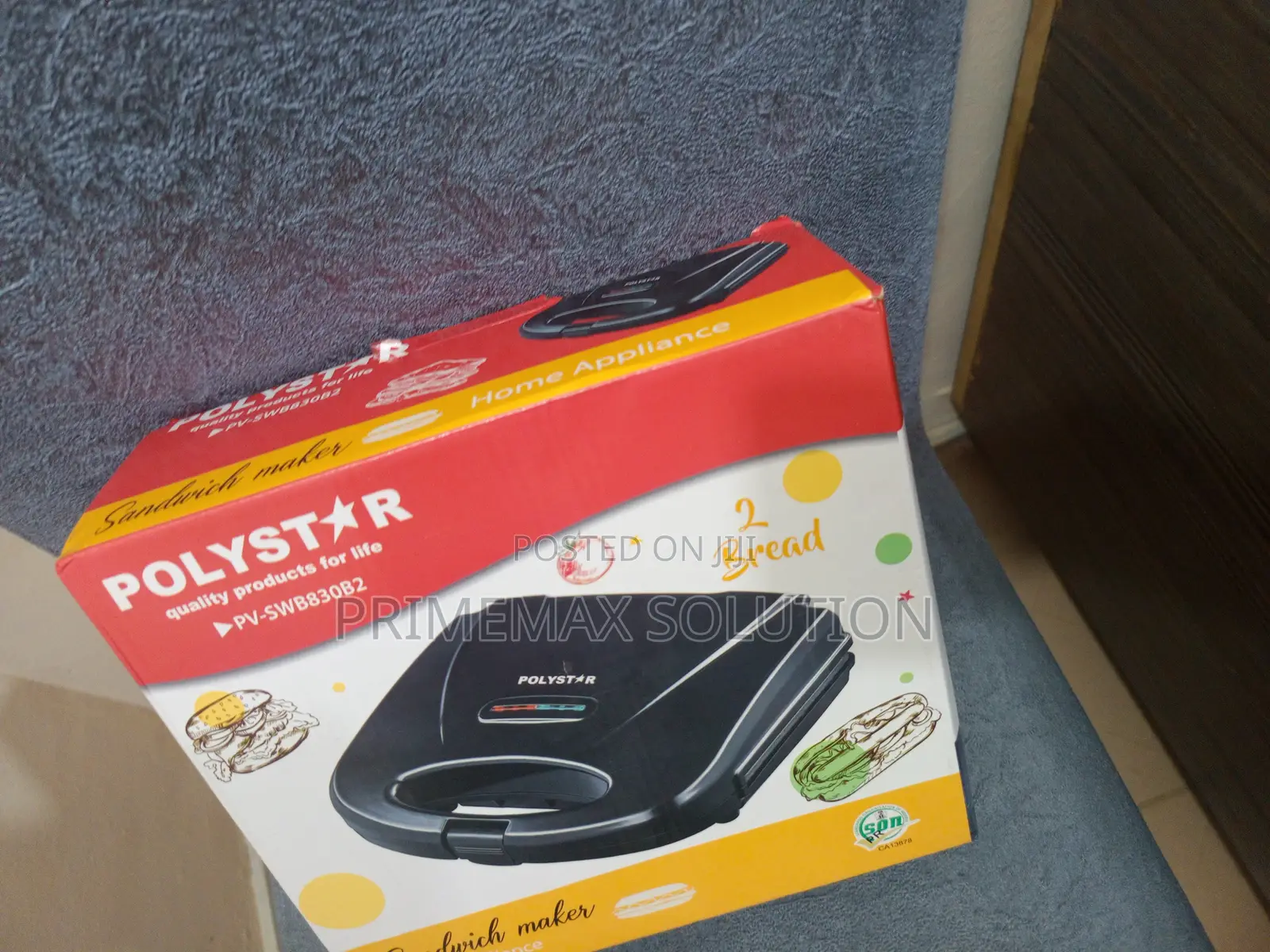 Affordable Quality: Polystar 2 Face Toaster PV-SWB830B2