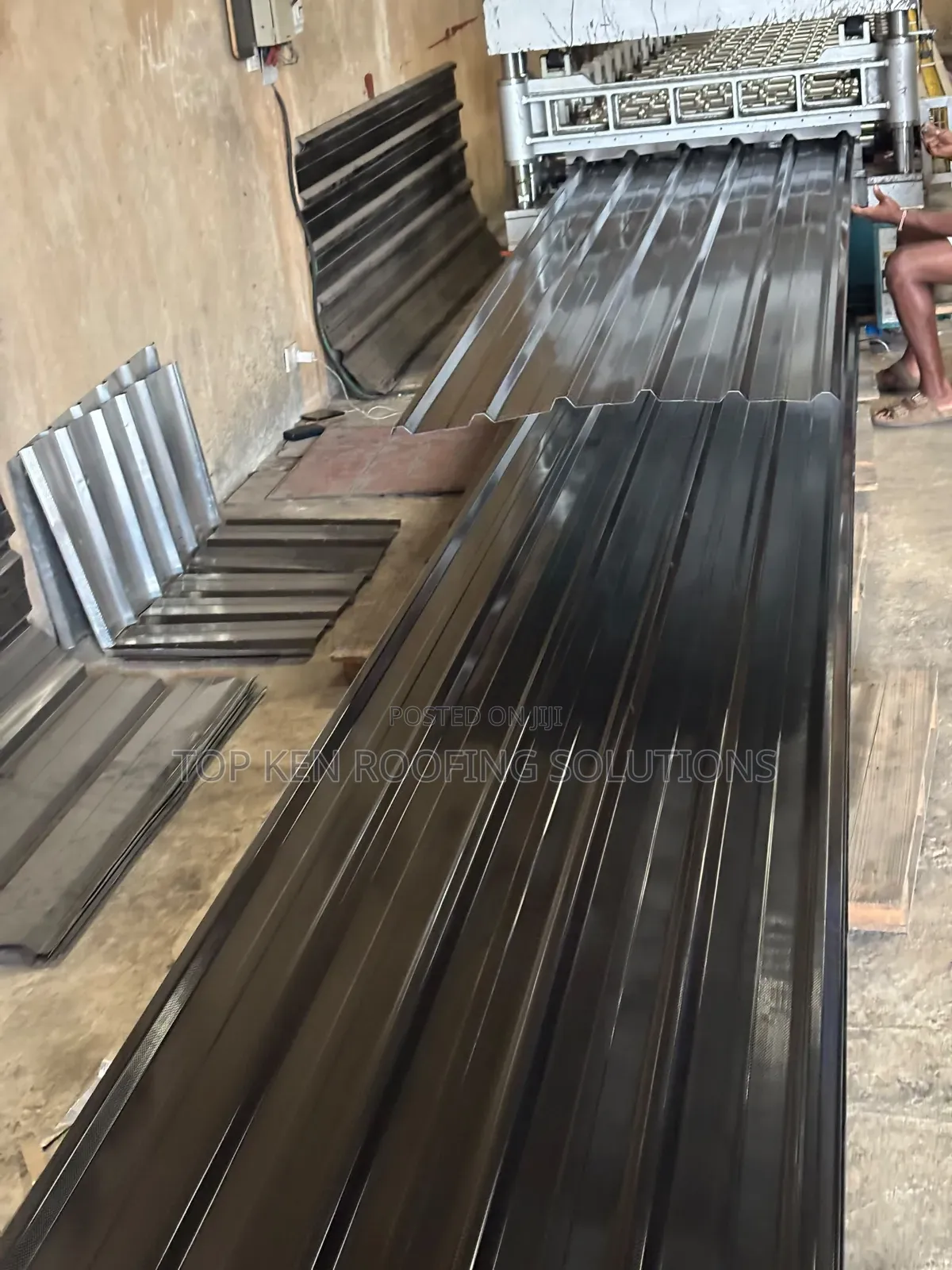0.75 Black Aluminium Roofing Sheet