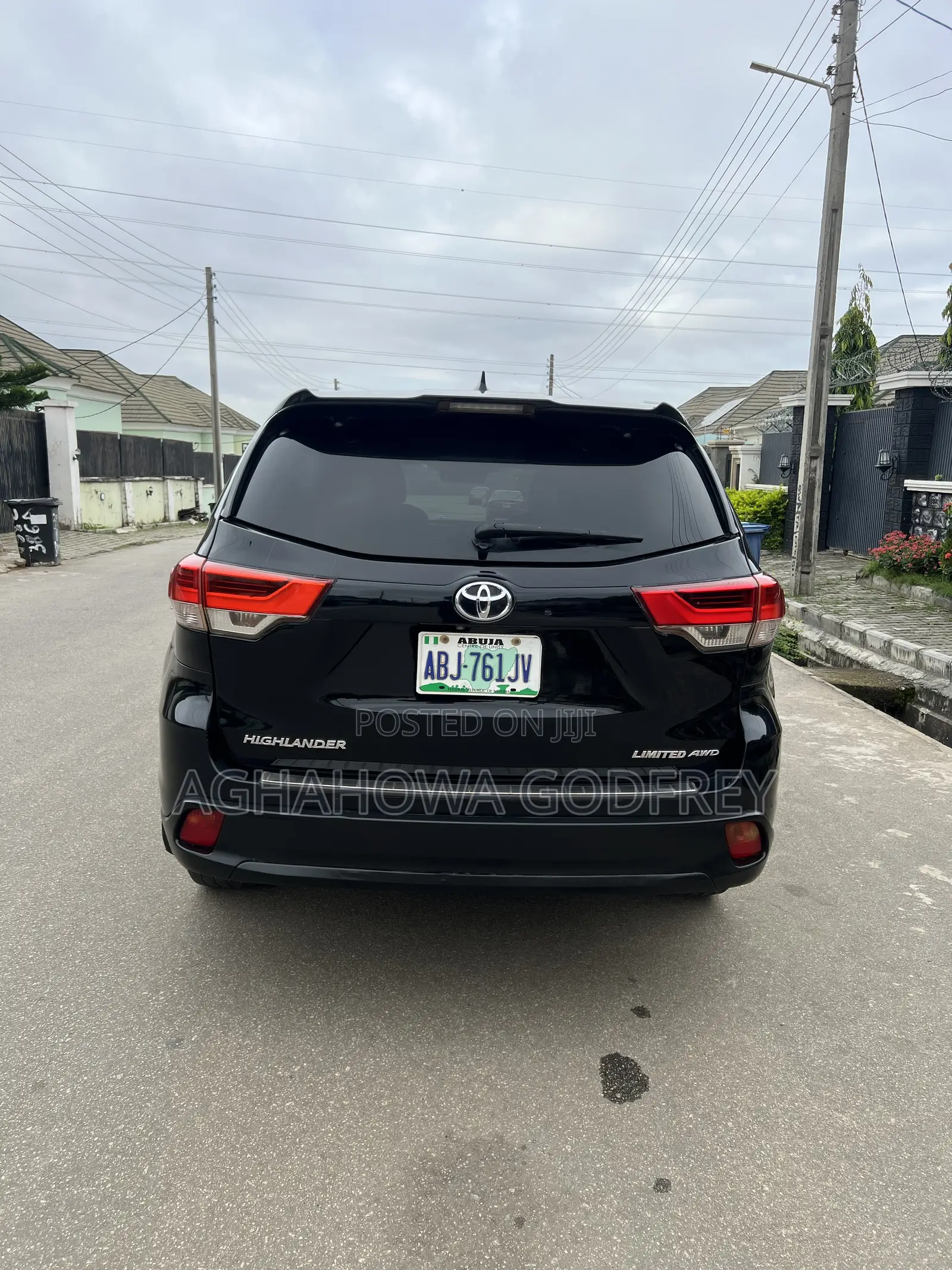 Toyota Highlander Limited Platinum 4x4 V6 (3.5L 6cyl 8A) 2018 Black