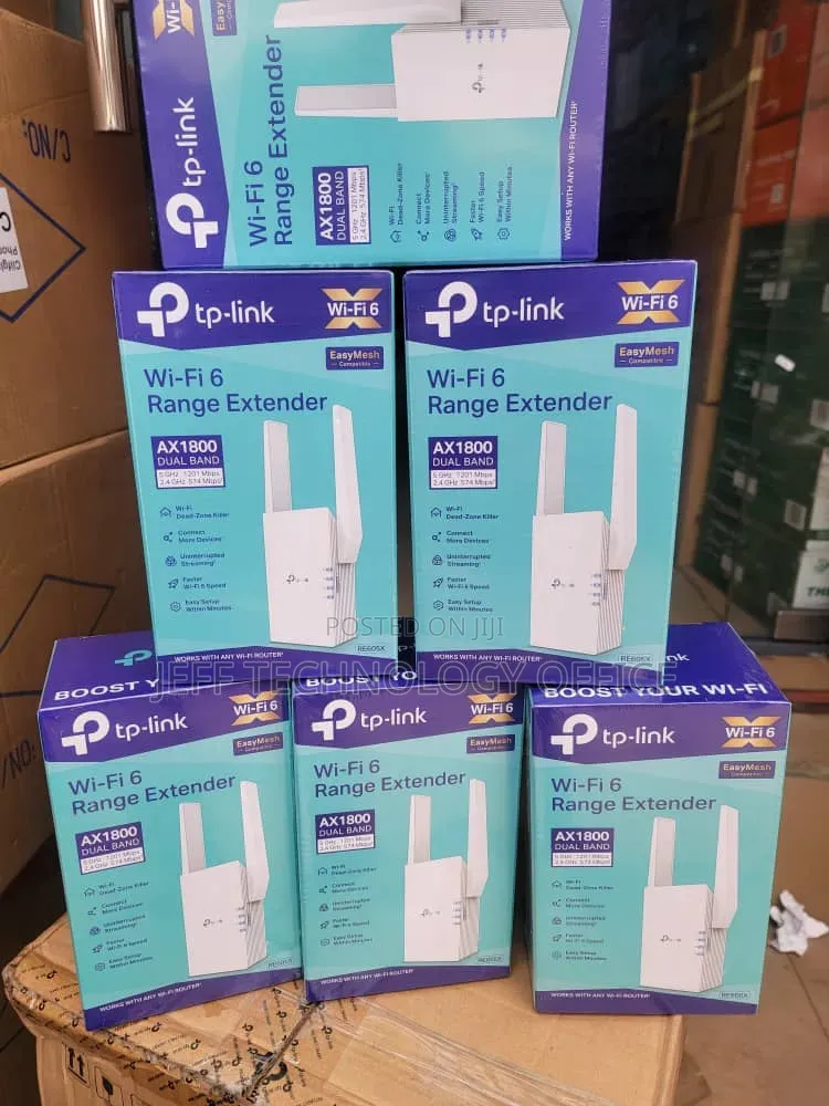 TP-Link AX1800 Wi-Fi 6 Range Extender RE605X.