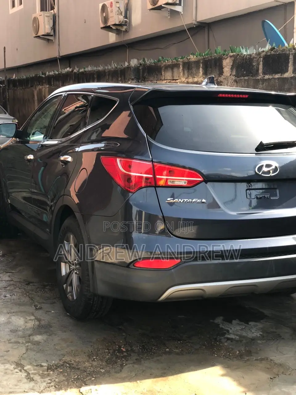 Hyundai Santa Fe 2017 Blue