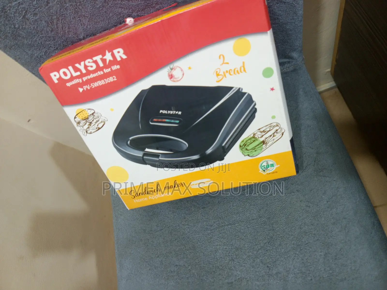 Fast Heat-Up 750W Polystar Face Toaster for Busy Lives