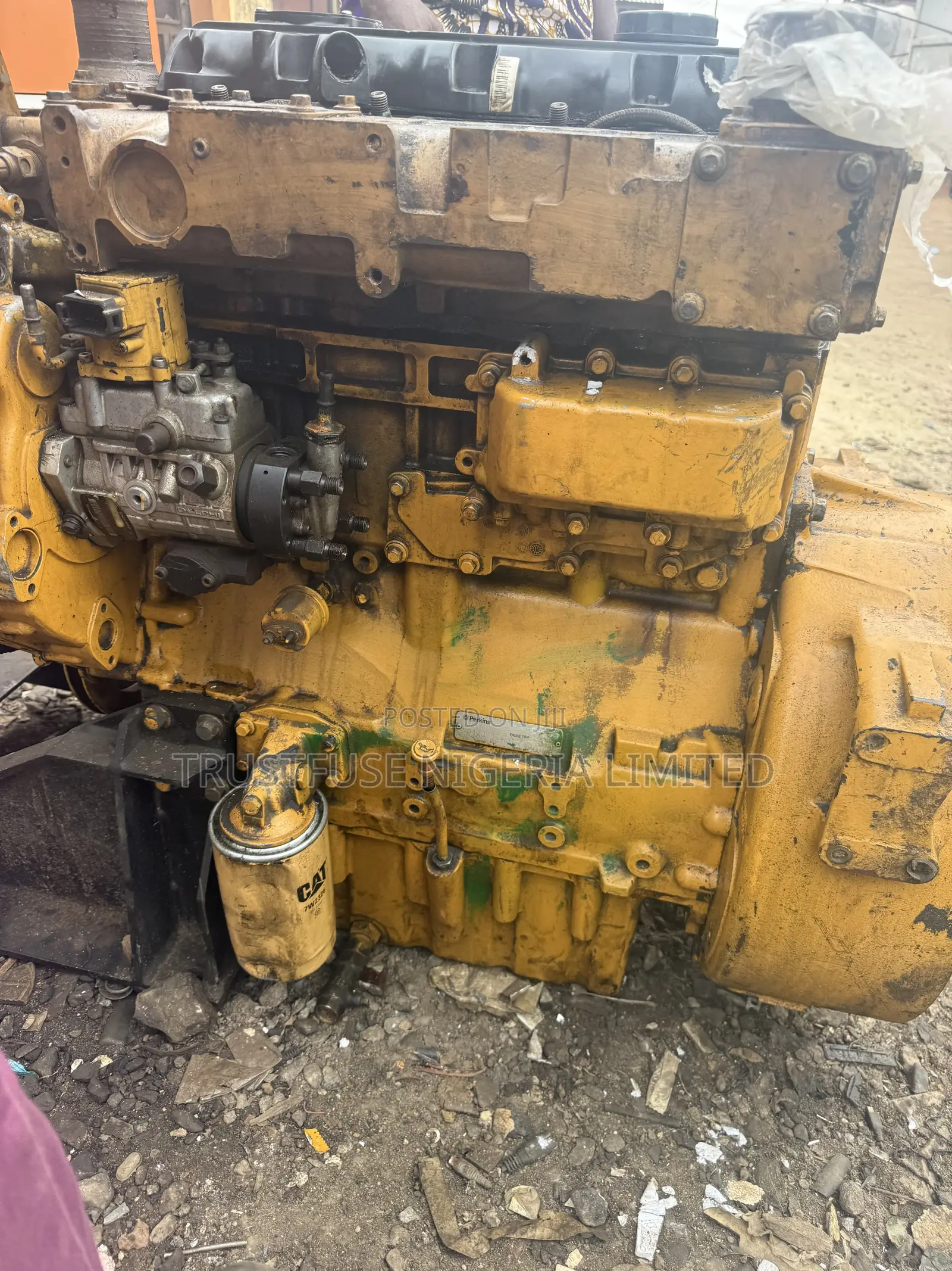 Half Engine 100kva Ecoplus 1104 Series 4 Cylinder
