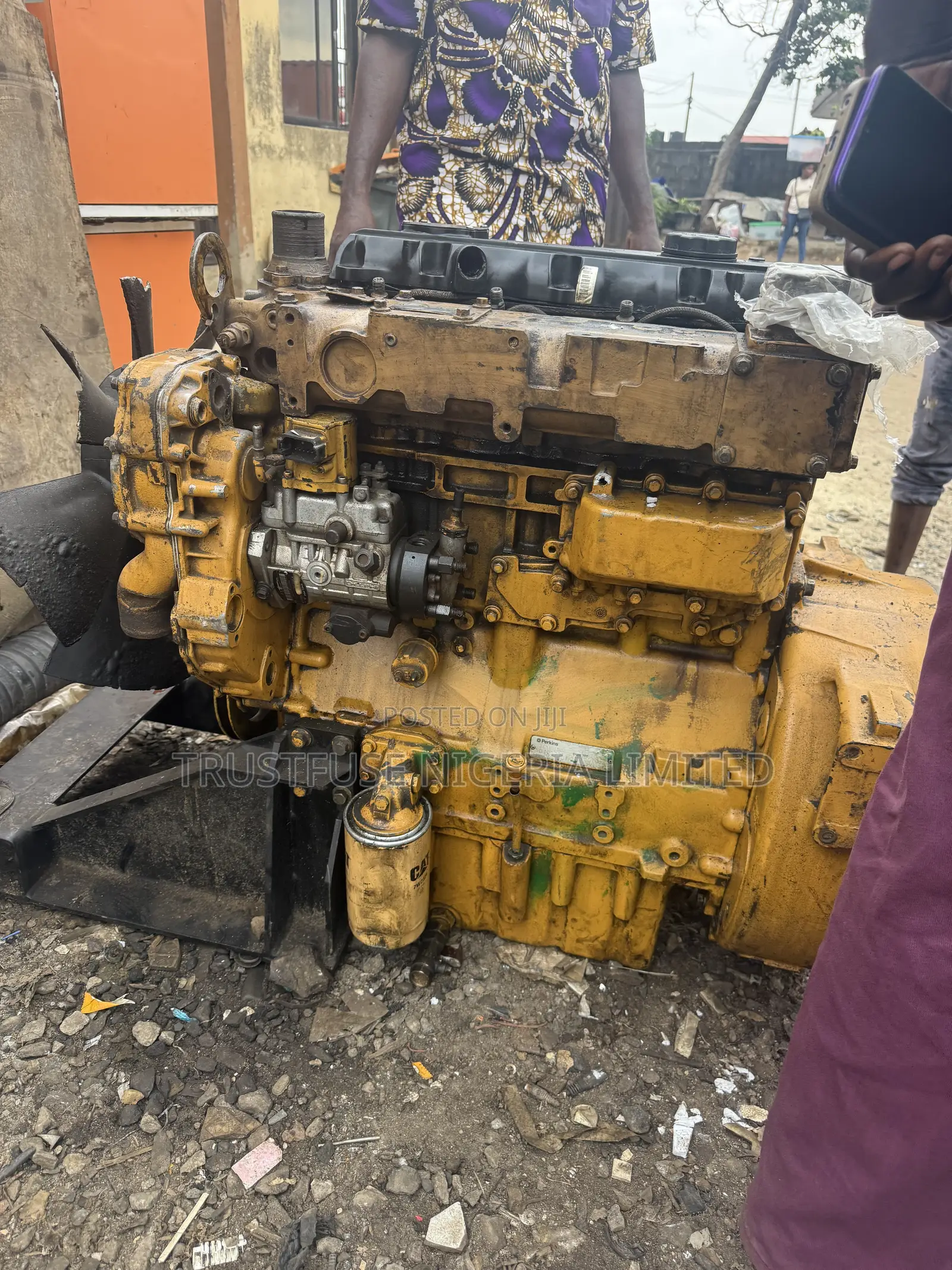Half Engine 100kva Ecoplus 1104 Series 4 Cylinder
