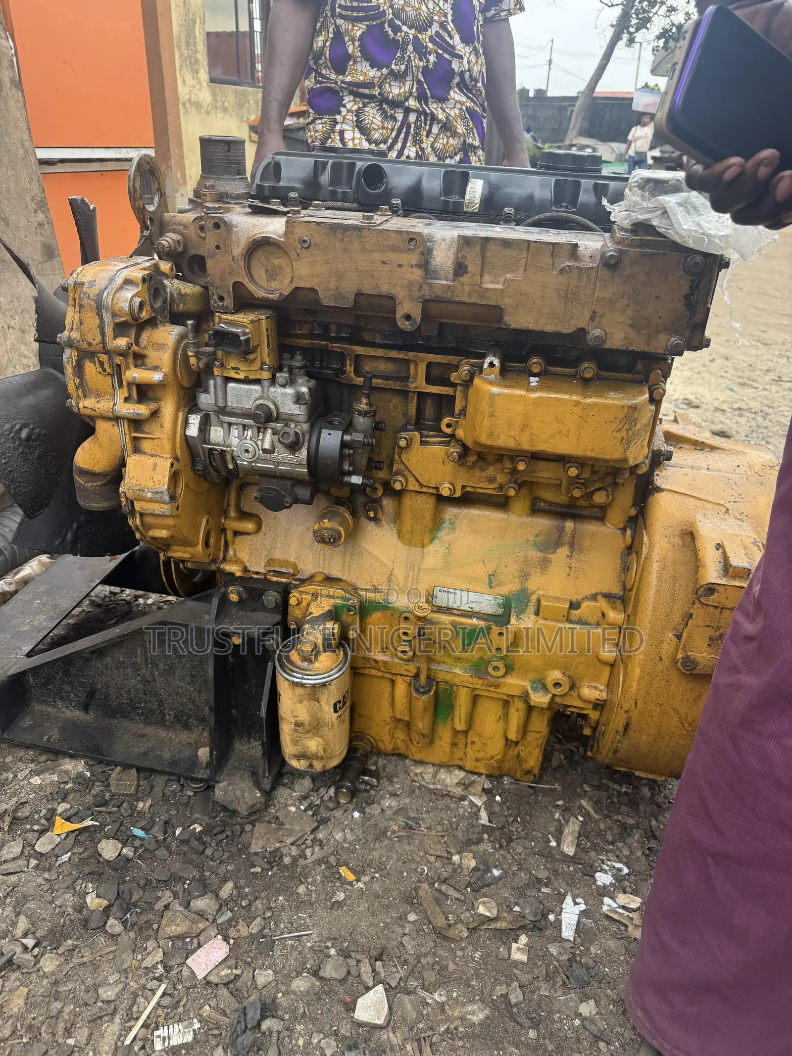 Half Engine 100kva Ecoplus 1104 Series 4 Cylinder