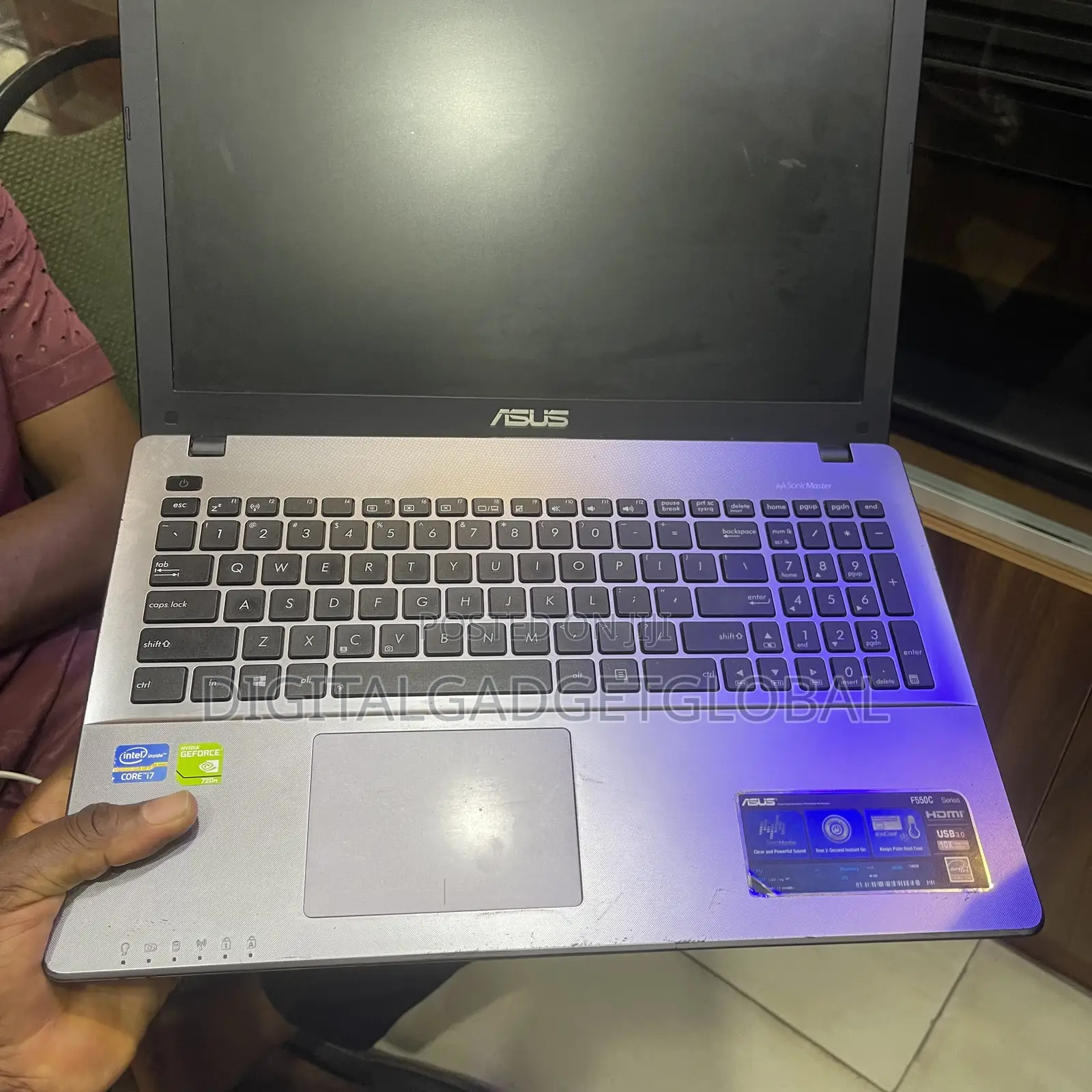 Laptop Asus F550CC 8GB Intel Core i7 SSD 128GB