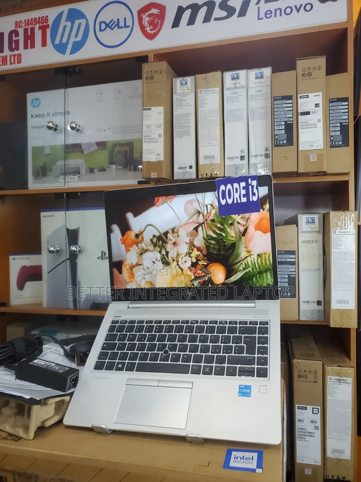 New Laptop HP EliteBook 720 G2 12GB Intel Core i3 SSD 256GB