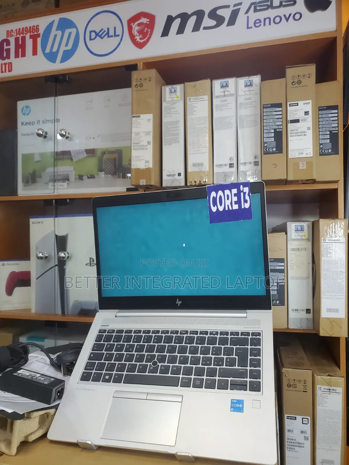 New Laptop HP EliteBook 720 G2 8GB Intel Core i3 SSD 512GB