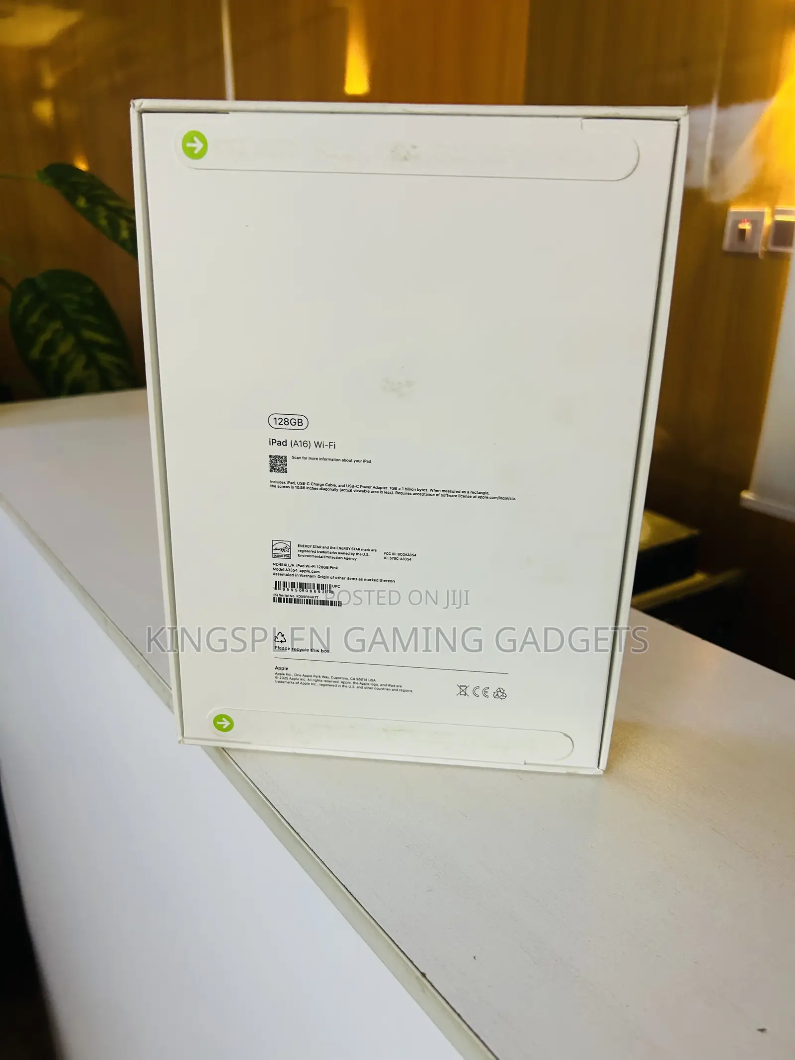 New Apple iPad (2025) 128 GB Pink