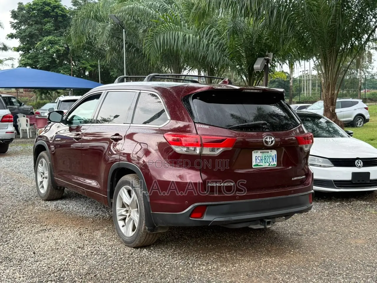 Toyota Highlander Limited Platinum V6 4x2 (3.5L 6cyl 6A) 2016 Red