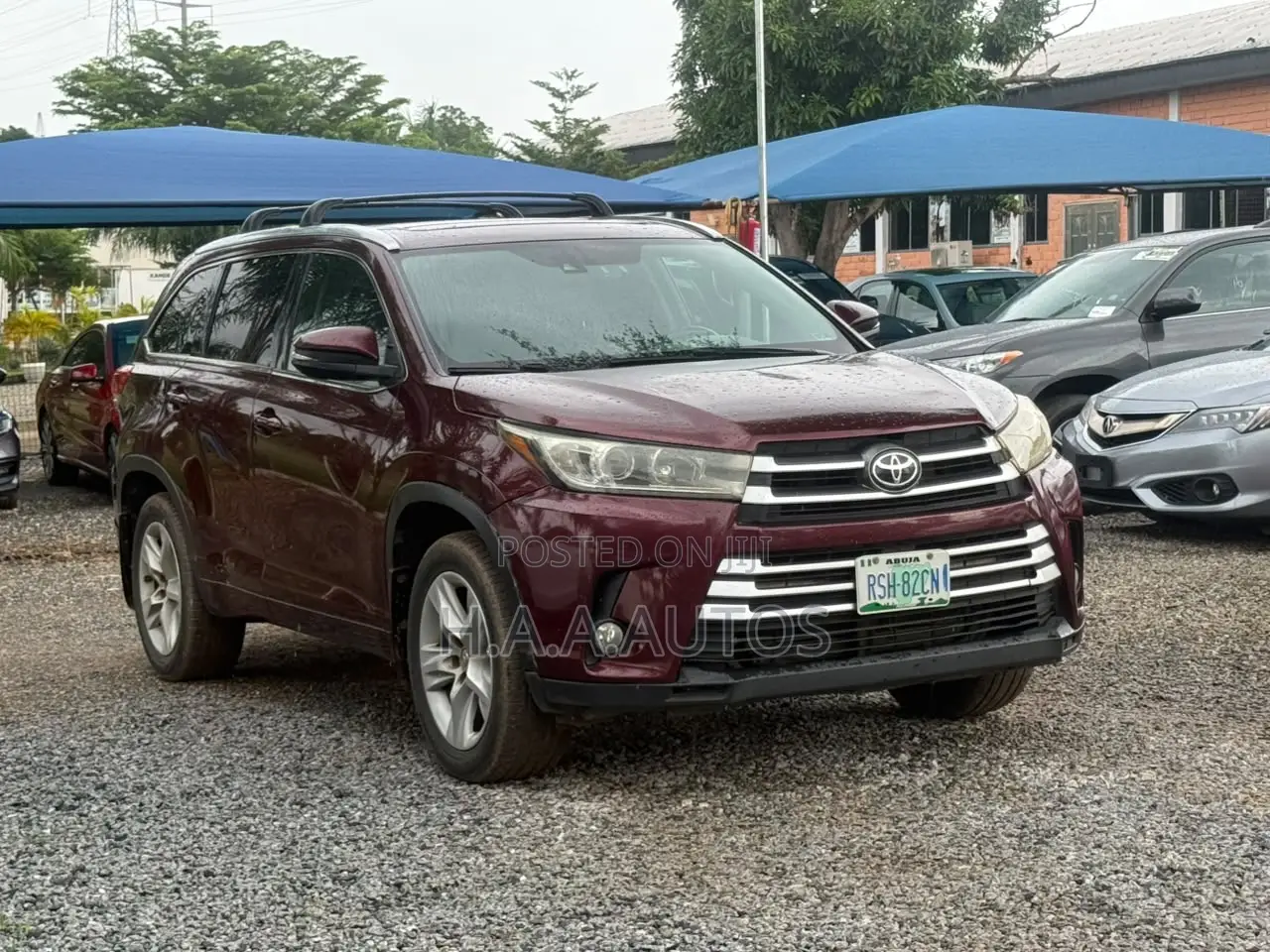 Toyota Highlander Limited Platinum V6 4x2 (3.5L 6cyl 6A) 2016 Red