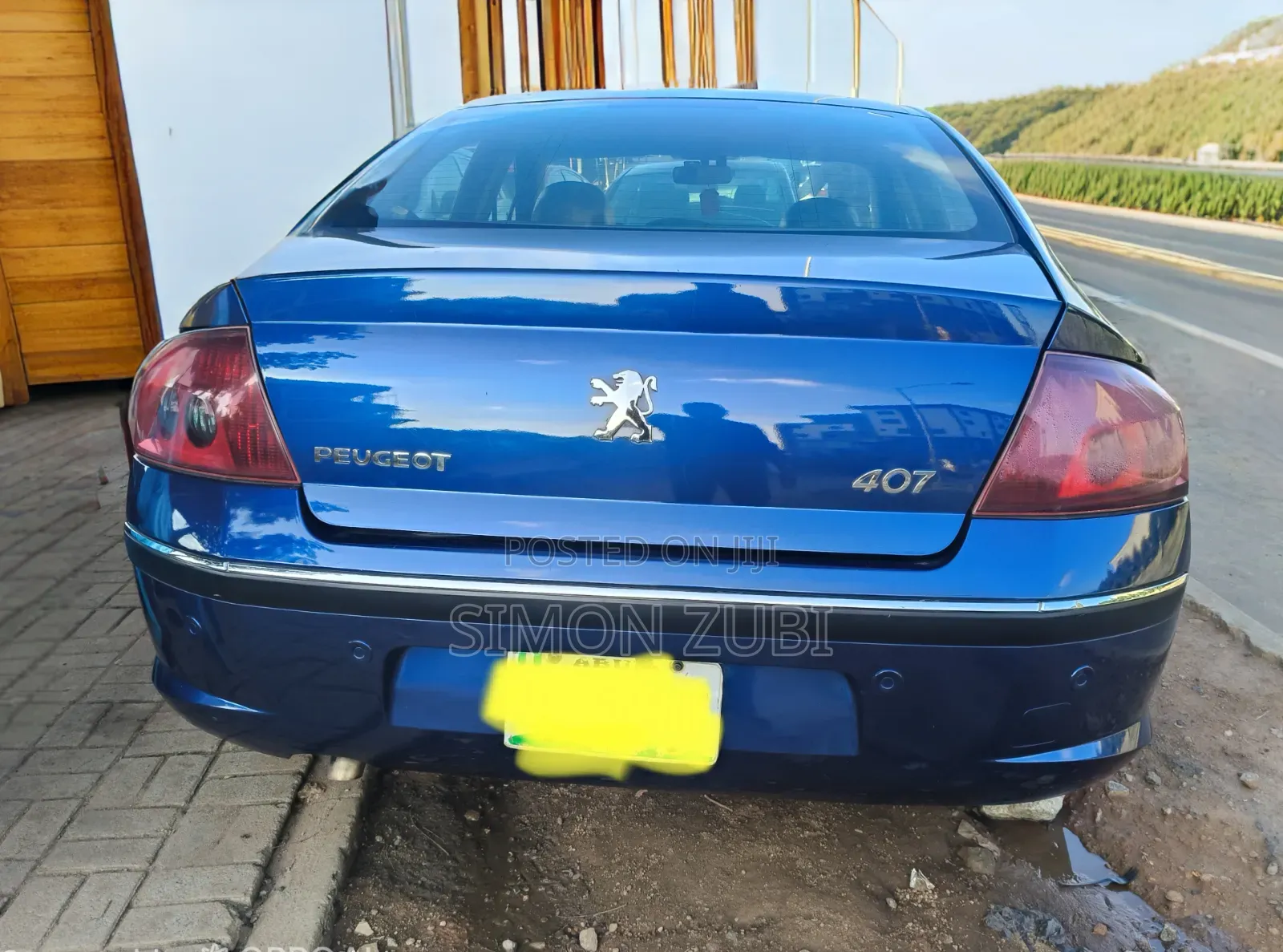 Peugeot 407 2009 Blue
