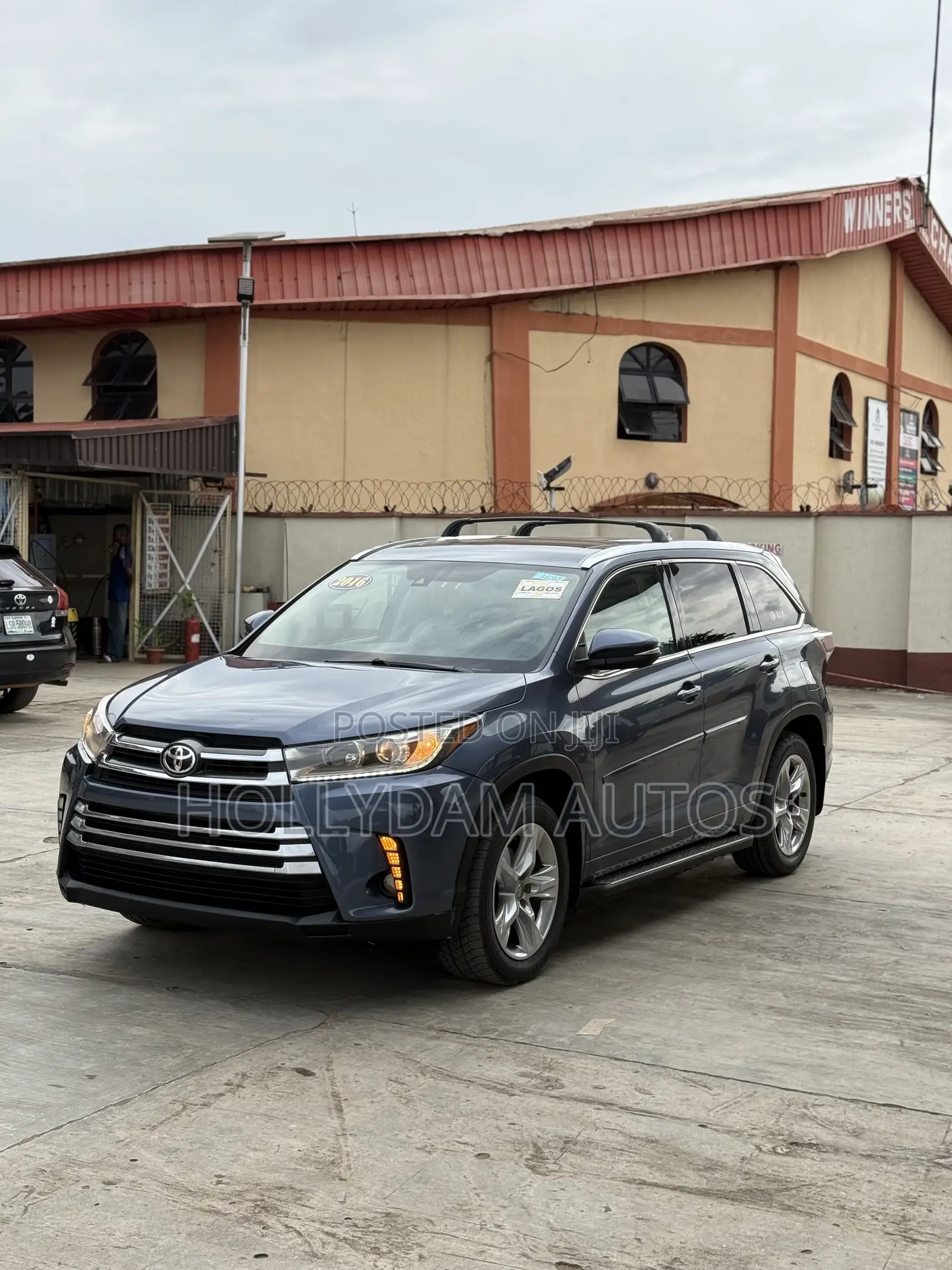 Toyota Highlander Limited V6 4x4 (3.5L 6cyl 6A) 2016 Blue