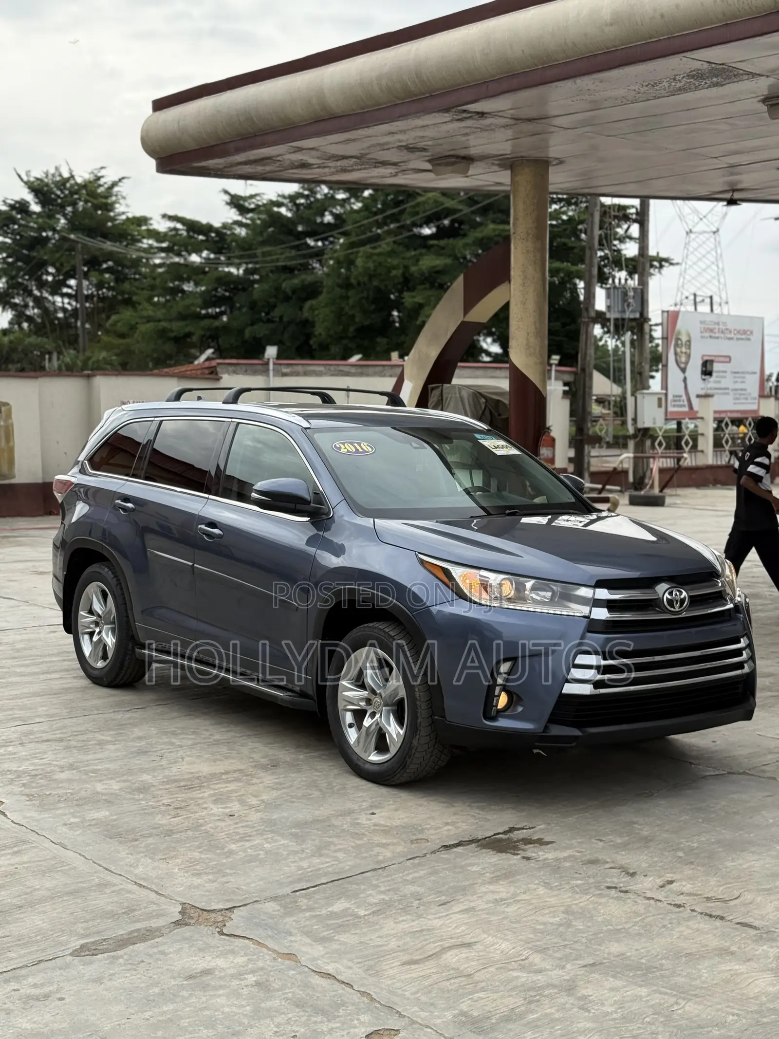 Toyota Highlander Limited V6 4x4 (3.5L 6cyl 6A) 2016 Blue
