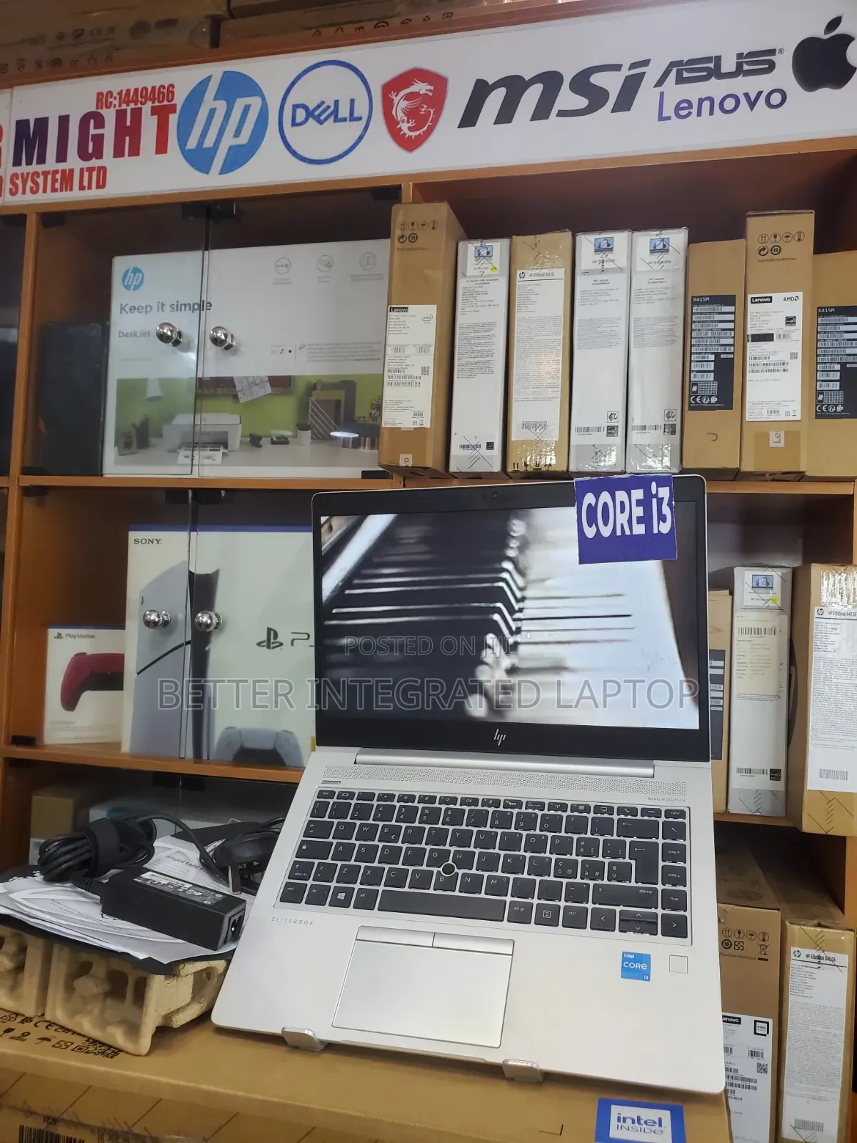 New Laptop HP EliteBook 720 G2 8GB Intel Core i3 SSD 512GB