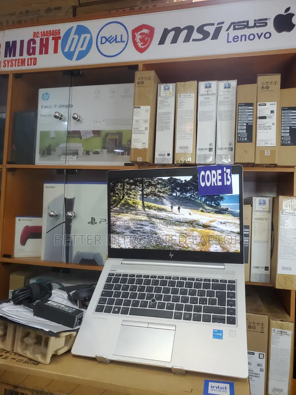 New Laptop HP EliteBook 720 G2 8GB Intel Core i3 SSD 512GB