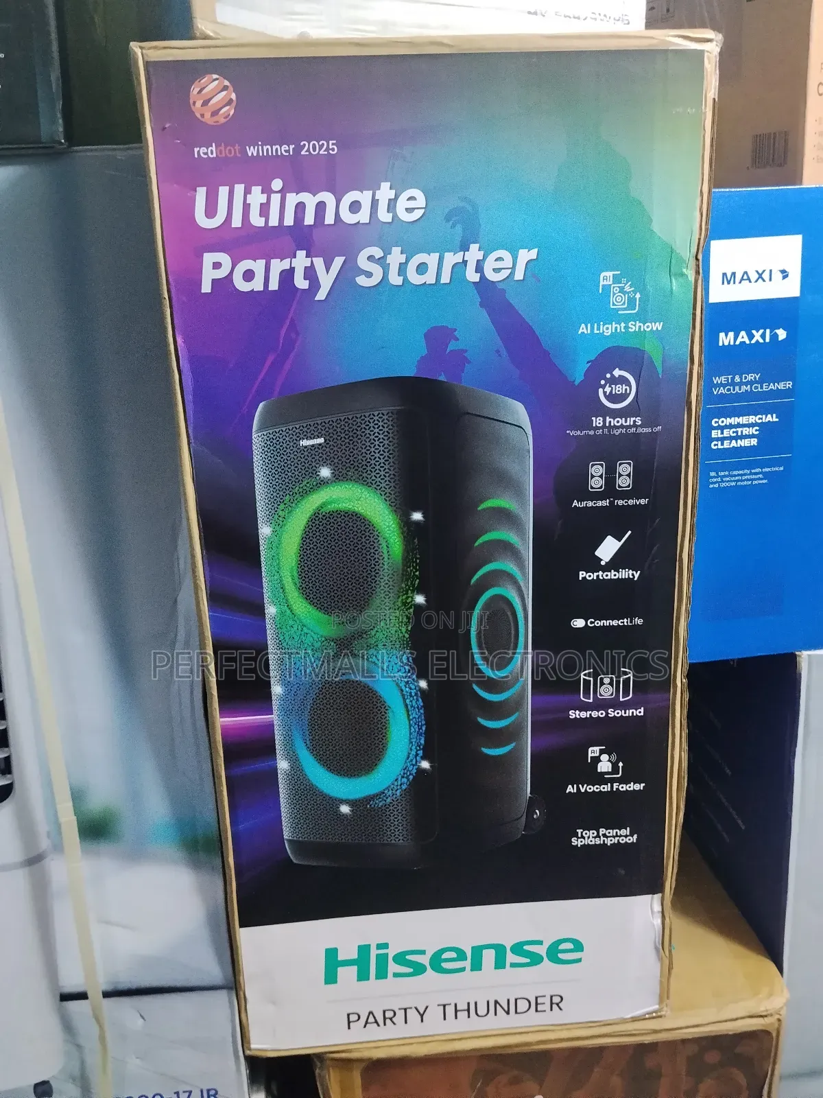Hisense Rechargeable Party Thunder | Ultimate Party Speaker 620W