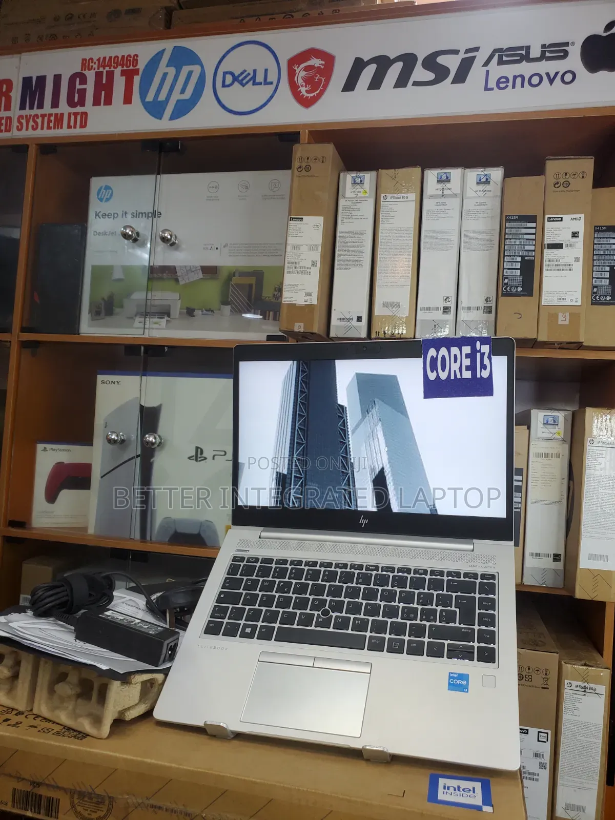New Laptop HP EliteBook 720 G2 12GB Intel Core i3 SSD 512GB