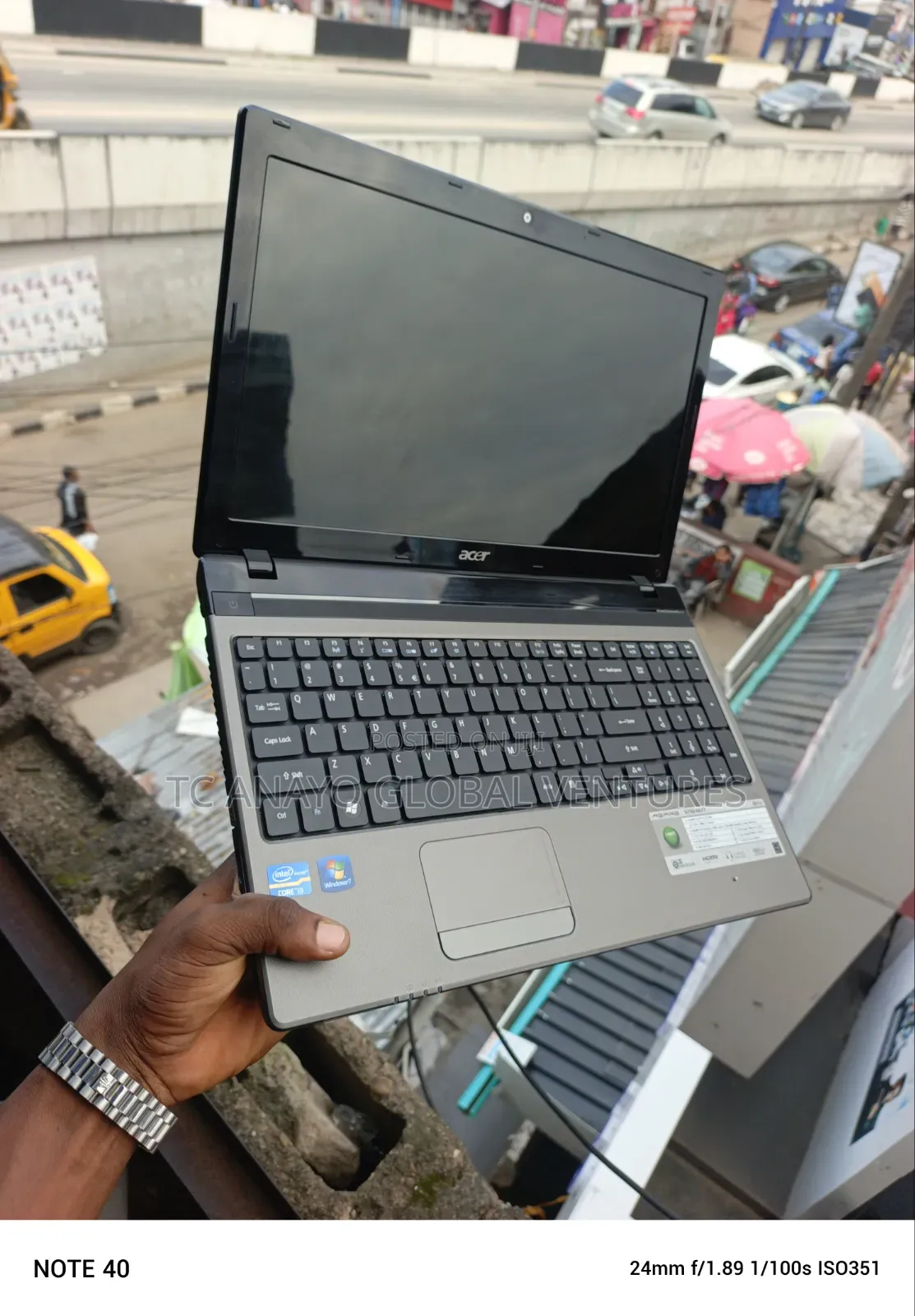 Laptop Acer Aspire 5750 4GB Intel Core i3 HDD 500GB