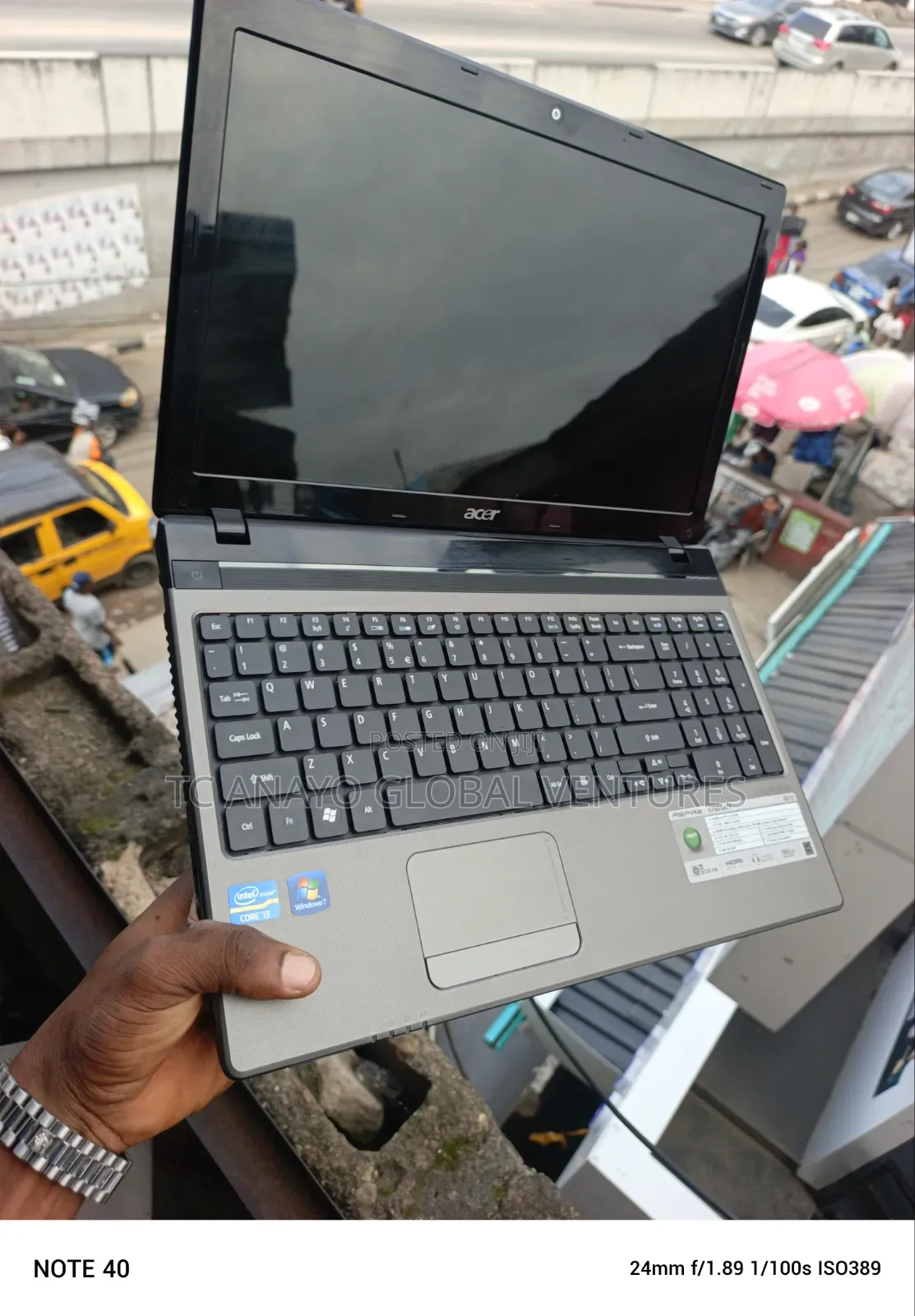 Laptop Acer Aspire 5750 4GB Intel Core i3 HDD 500GB