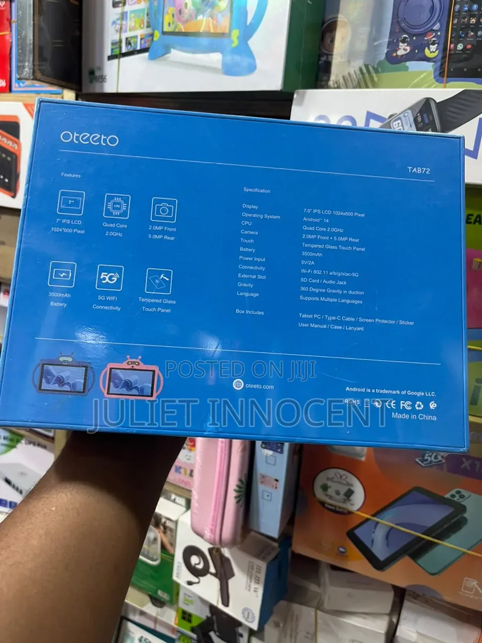 New Oteeto TAB 73 128 GB Blue