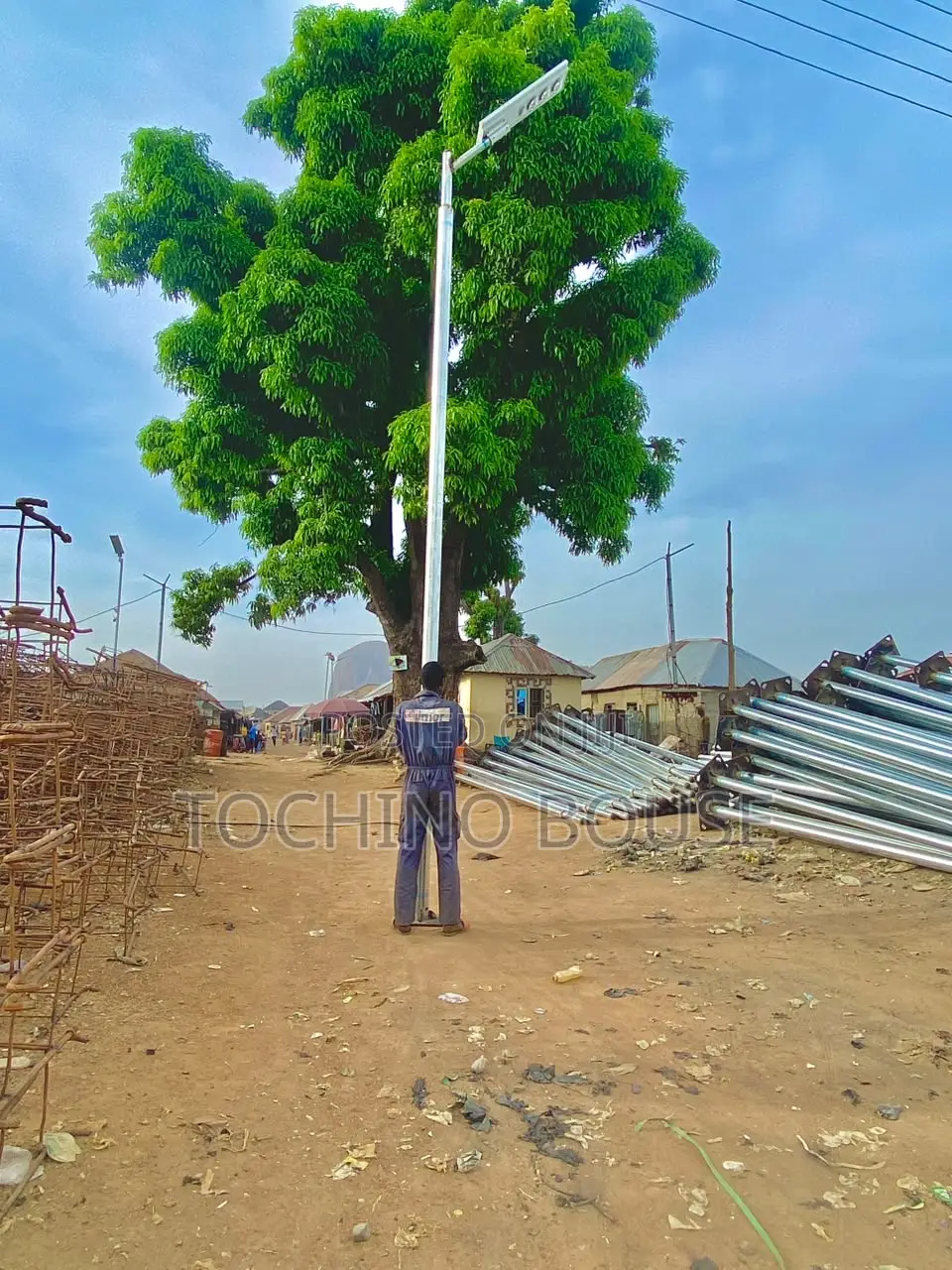 6 Meters Galvanized Solar Steel Pipe