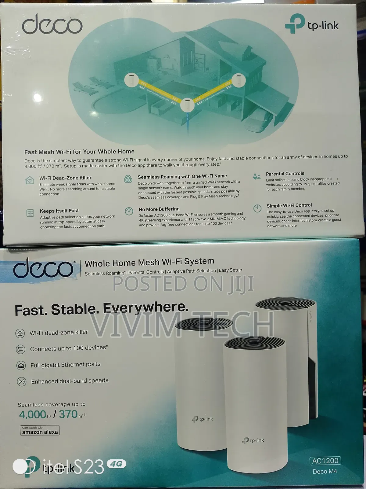 Tplink DECO M4 AC1200 Mesh Wifi System