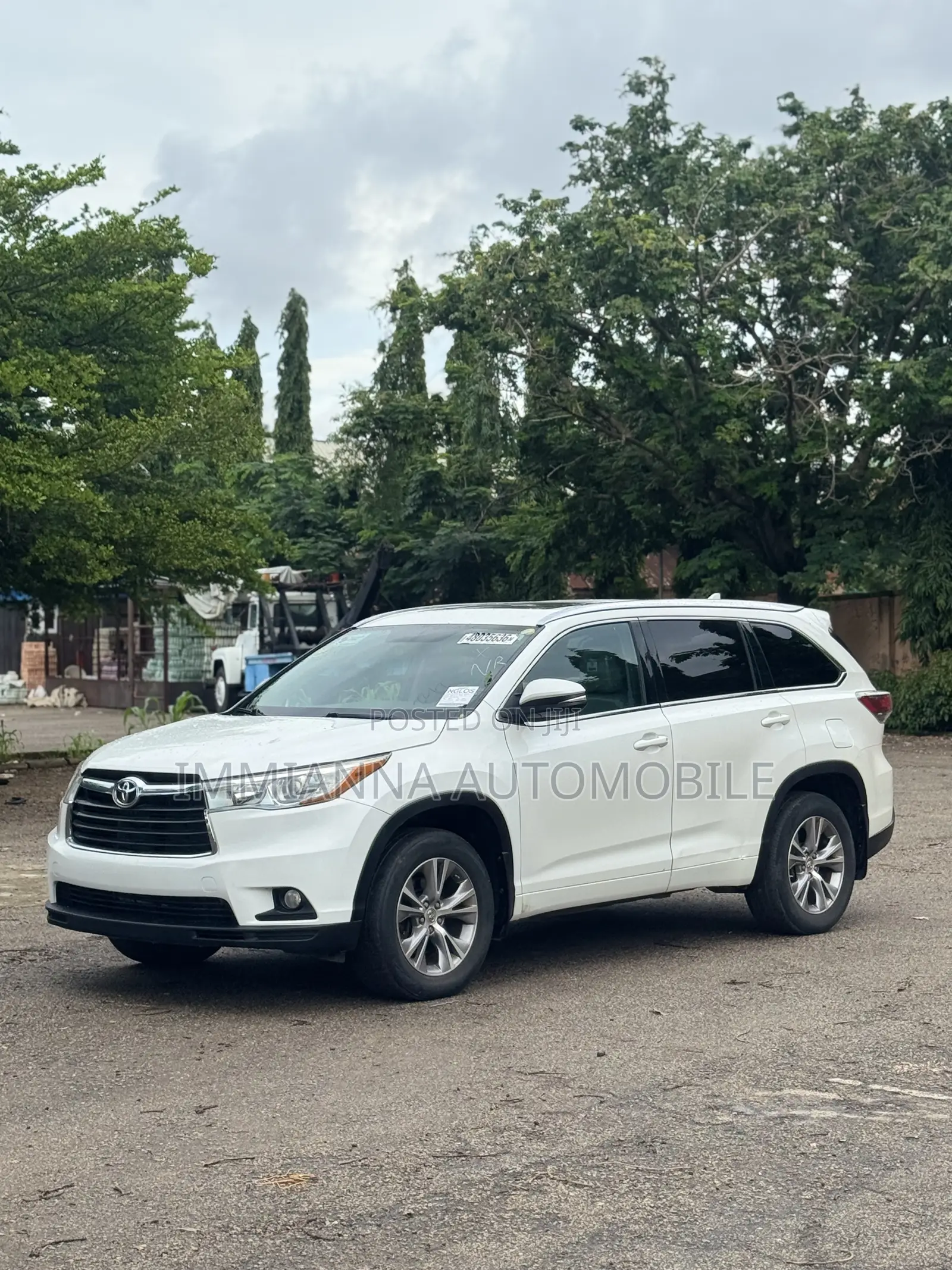 Toyota Highlander XLE V6 4x2 (3.5L 6cyl 6A) 2016 White